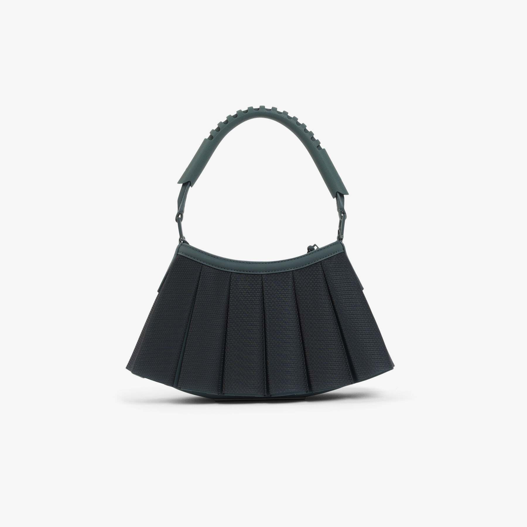lacoste runway small leather mesh lenglen purse
