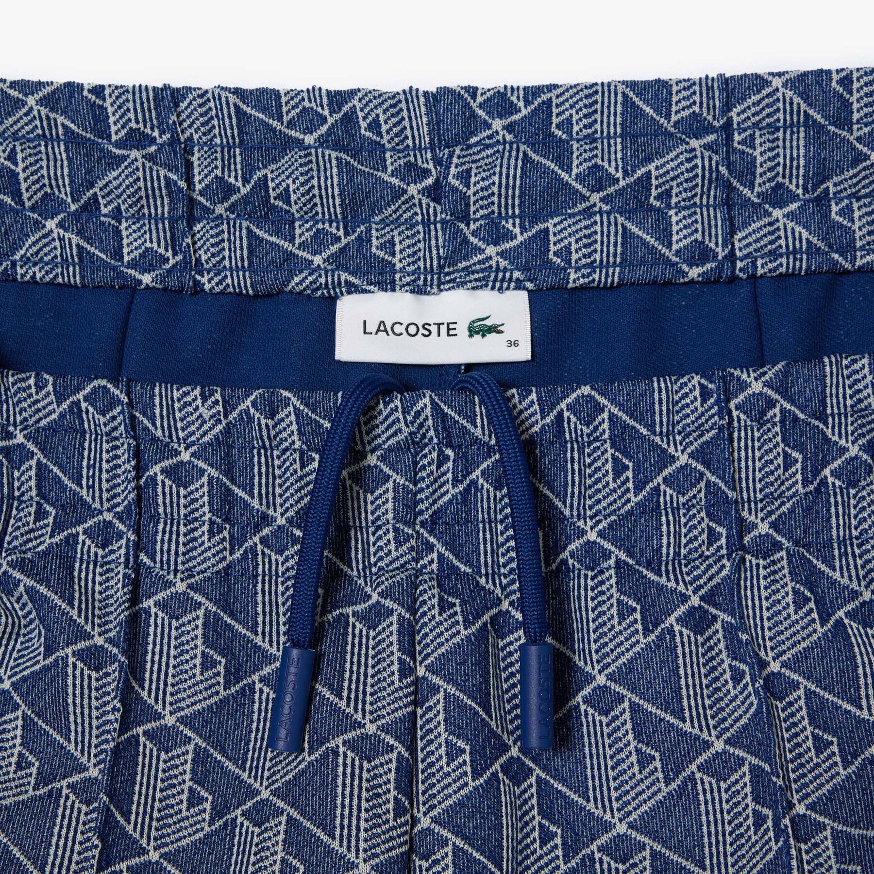 بنطال مونوغرام رياضي واسع Women's Lacoste Monogram Print Trackpants - XF9313-00-QIE