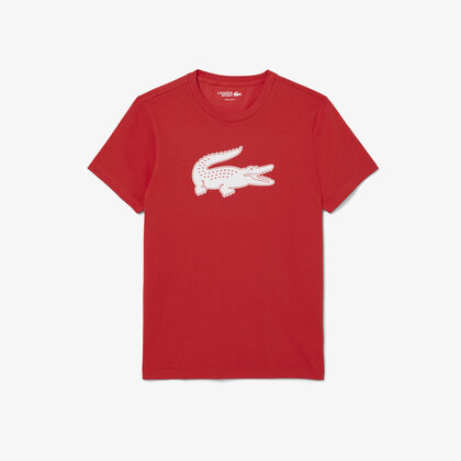 lacoste ultra dry xxl logo sport t shirt