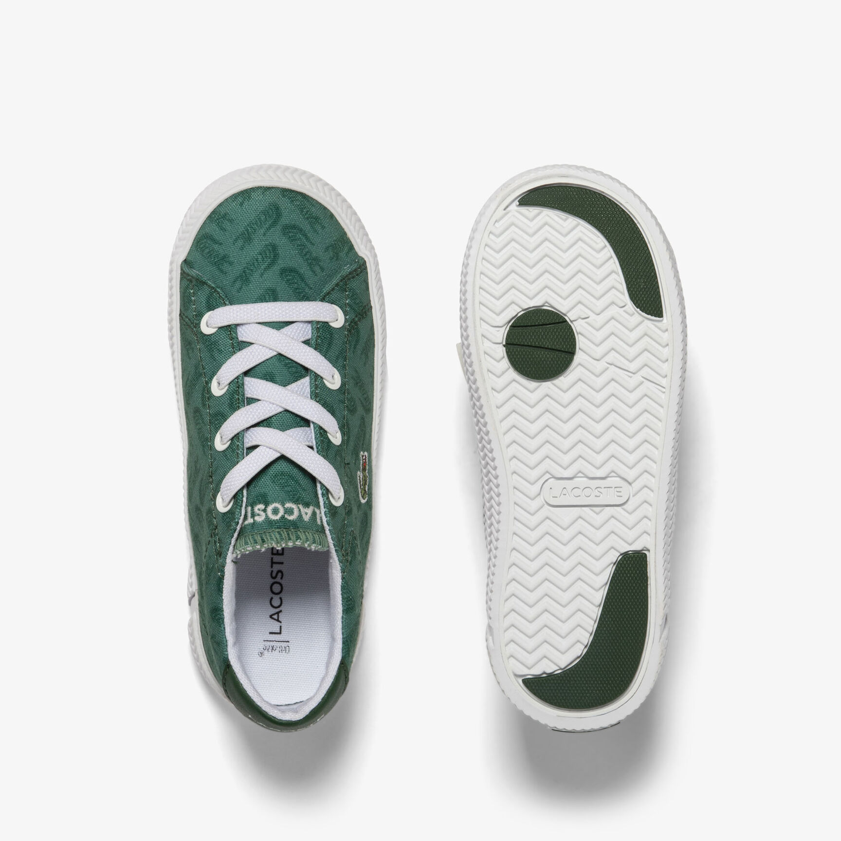 Children's Lacoste Gripshot Textile Trainers