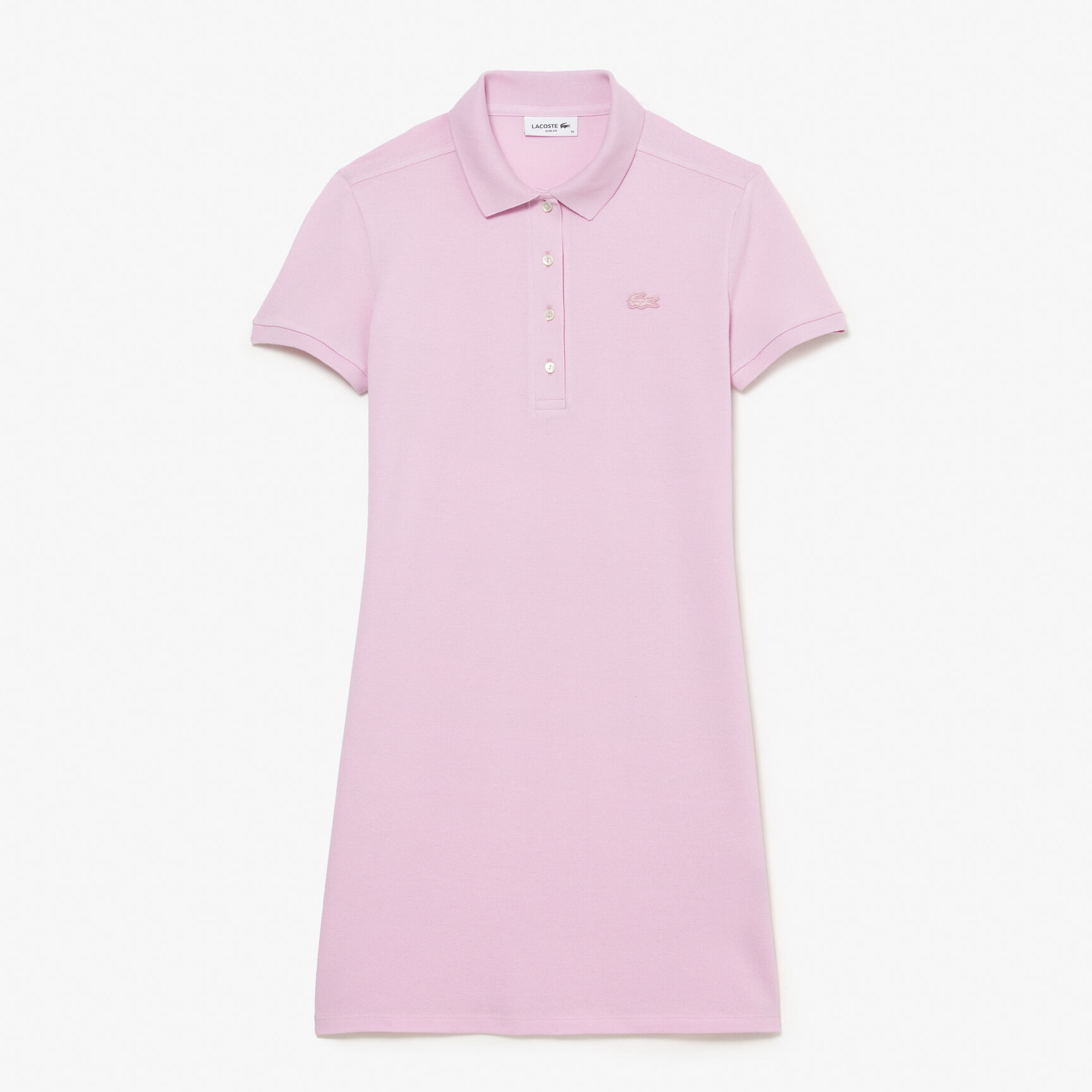 فستان بولو من بيتي بيكيه مطاطي بقصة ضيقة Women's Stretch Cotton Pique Polo Dress - EF5473-00-Z4H