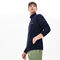 lacoste men s zip stand up collar fleece sweatshirt