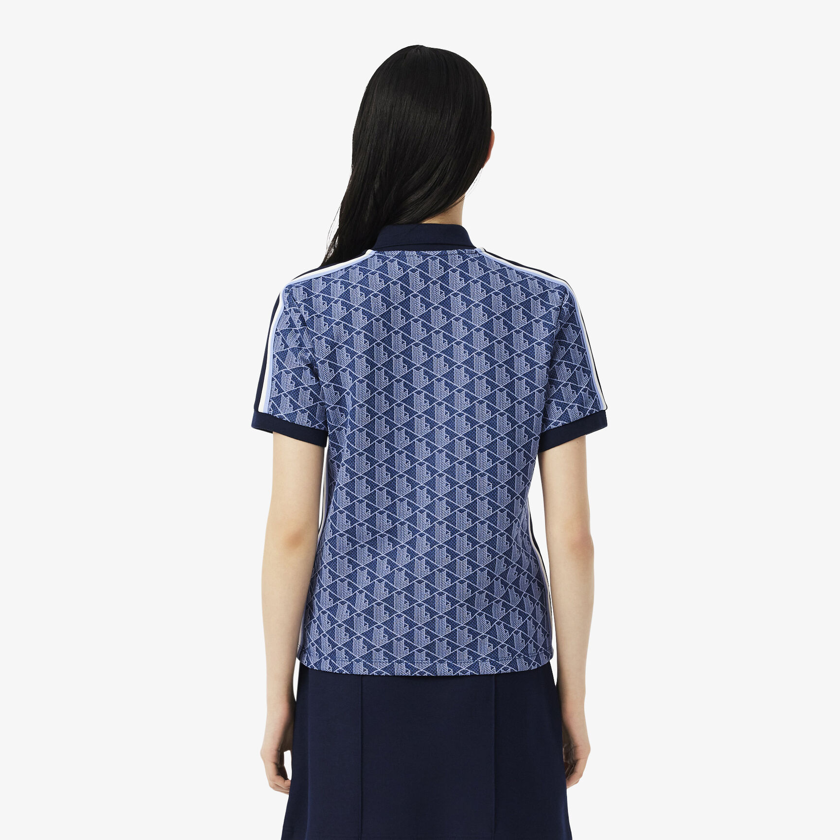 Slim Fit Monogram Jacquard Polo Shirt - DF3364-00-AIT