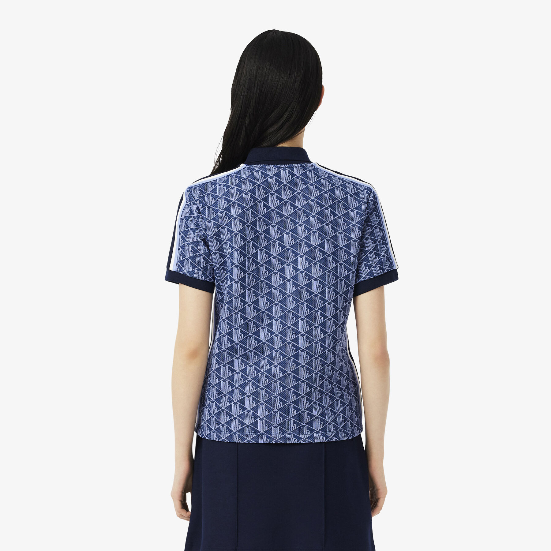 Slim Fit Monogram Jacquard Polo Shirt - DF3364-00-AIT