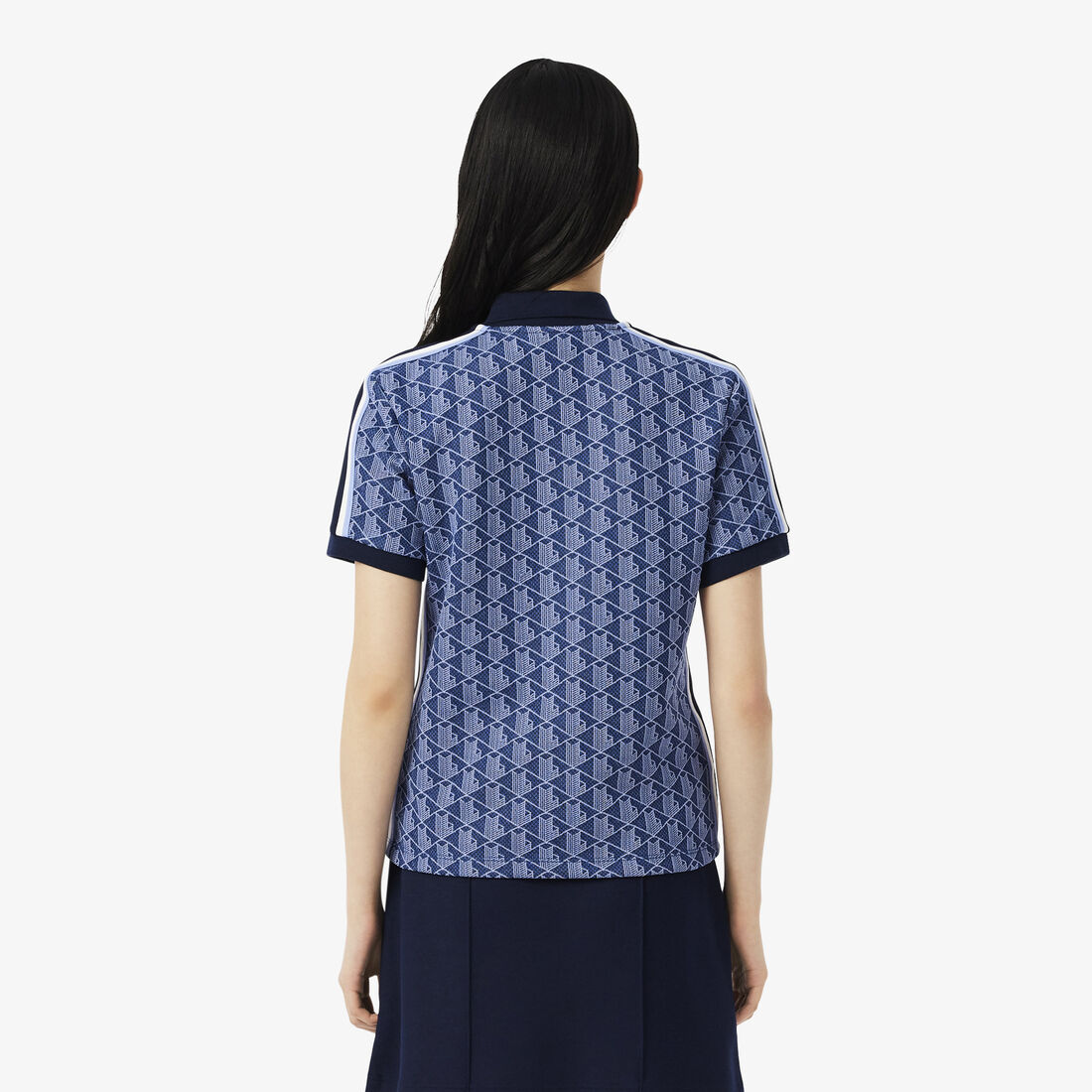 Slim Fit Monogram Jacquard Polo Shirt Slim Fit Monogram Jacquard Polo Shirt - DF3364-00-AIT