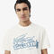 lacoste printed cotton jersey t shirt
