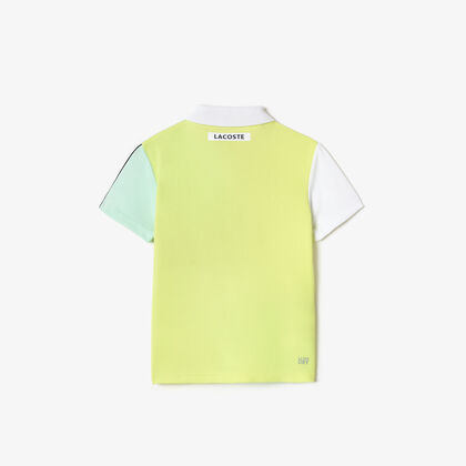 تي شيرت بولو جيرسيه من مجموعة لاكوست للتنس &times; دانييل ميدفيديف