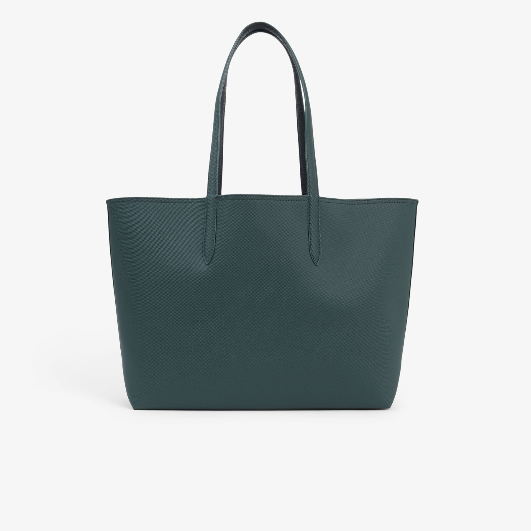 lacoste reversible tote with pouch