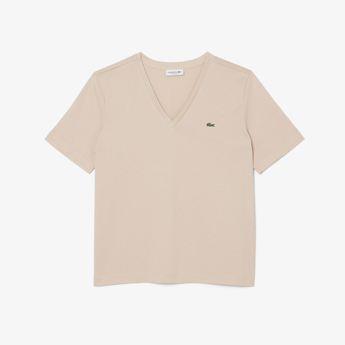 Relaxed Fit Soft Cotton V Neck T-shirt Relaxed Fit Soft Cotton V Neck T-shirt - TF7300-00-X6F