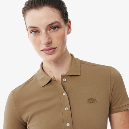 lacoste l 12 d slim fit stretch petit pique polo shirt