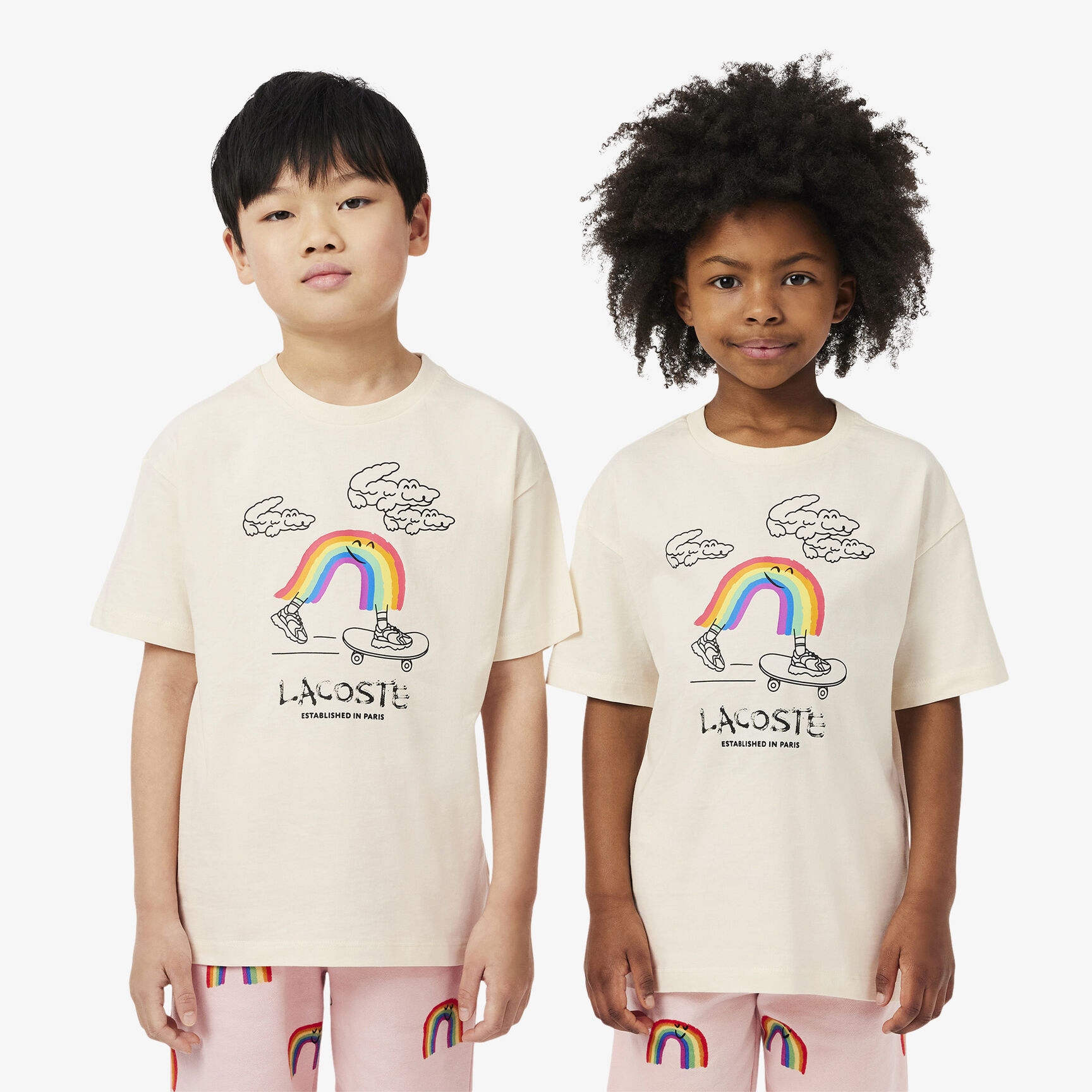 تي شيرت قطني مطبوع Printed Cotton T-shirt - TJ8432-00-XFJ