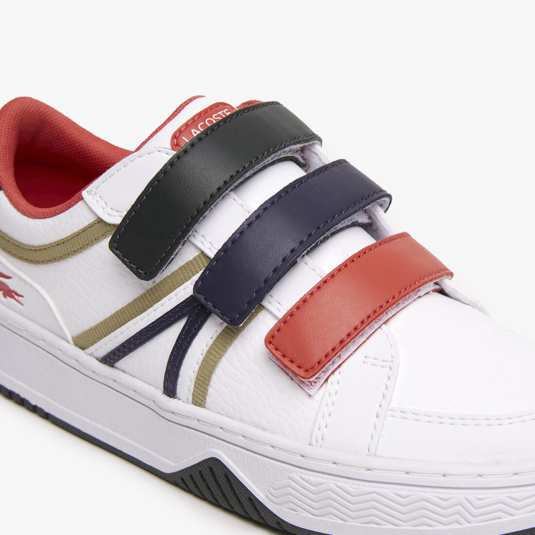 سنيكرز لاكوست L001 من خامات صناعية بثلاثة ألوان للأطفال سنيكرز لاكوست L001 من خامات صناعية بثلاثة ألوان للأطفال