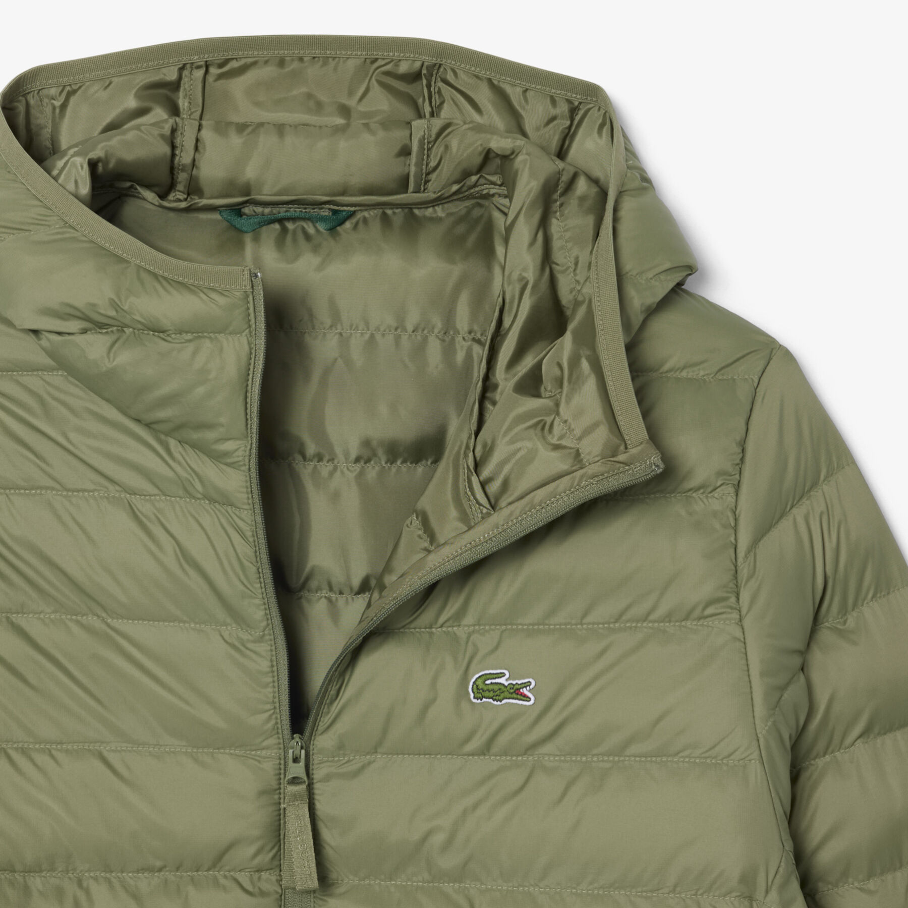 lacoste water repellent down windbreaker