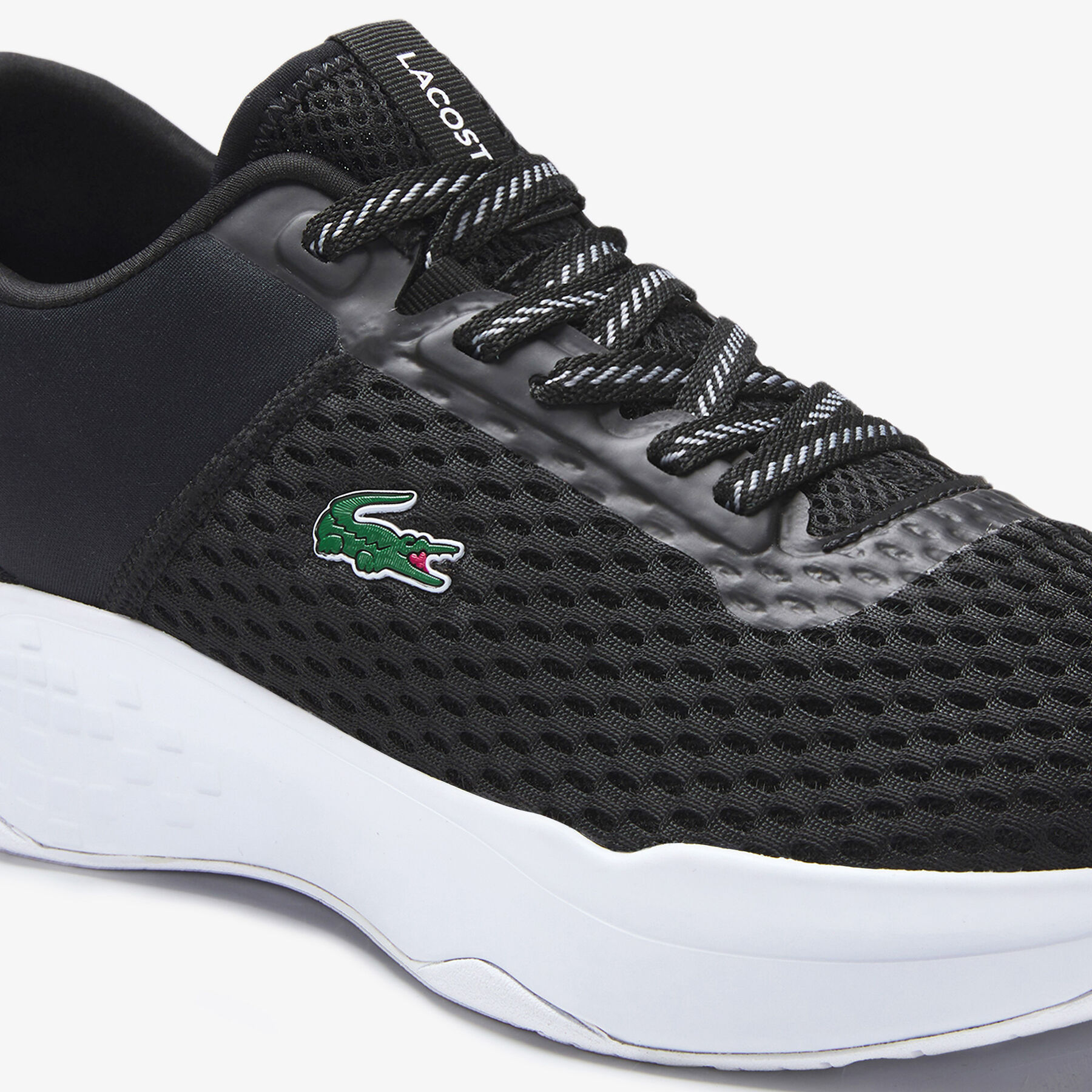 lacoste men s court drive textile trainers