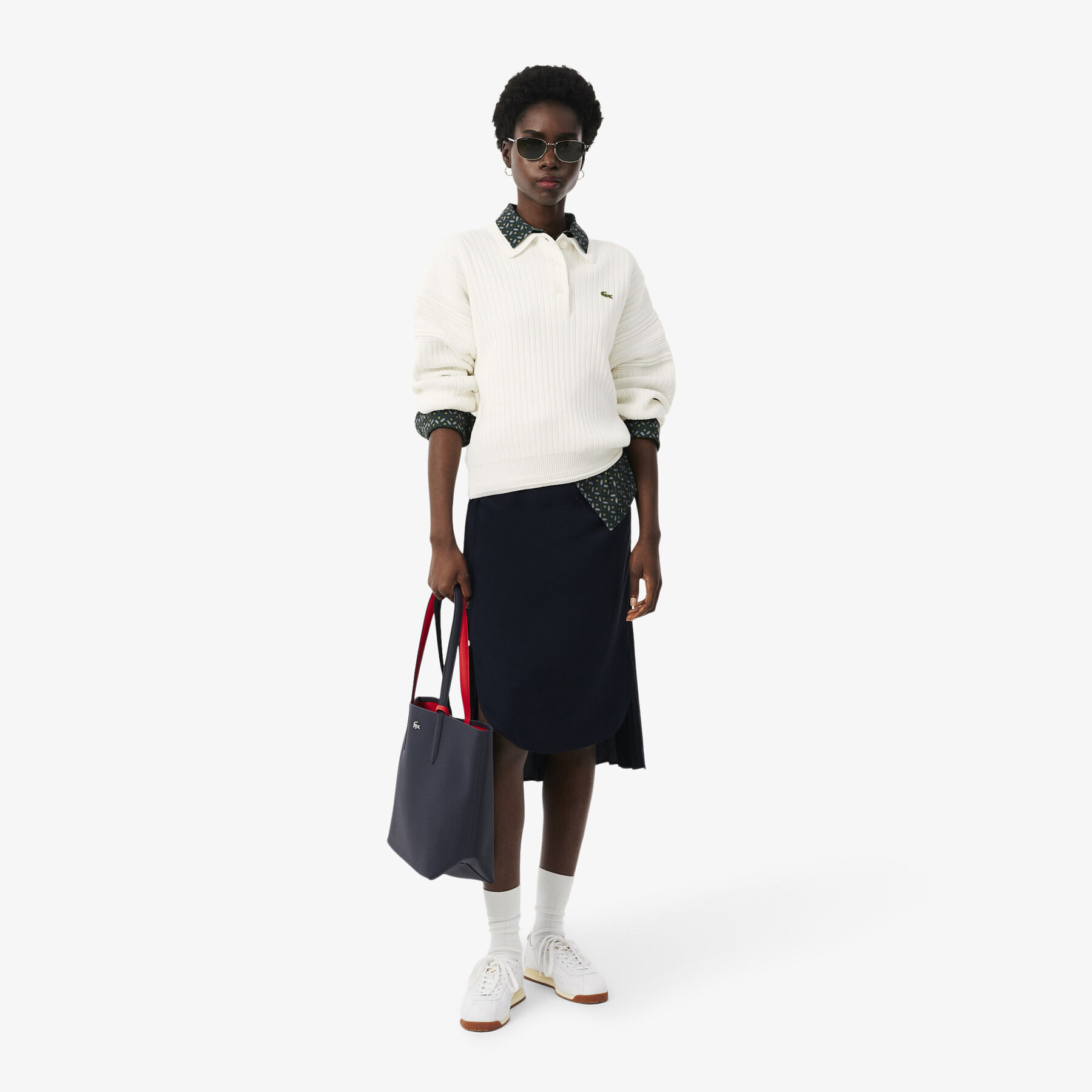 French Made Polo Collar Sweater - AF8272-00-70V