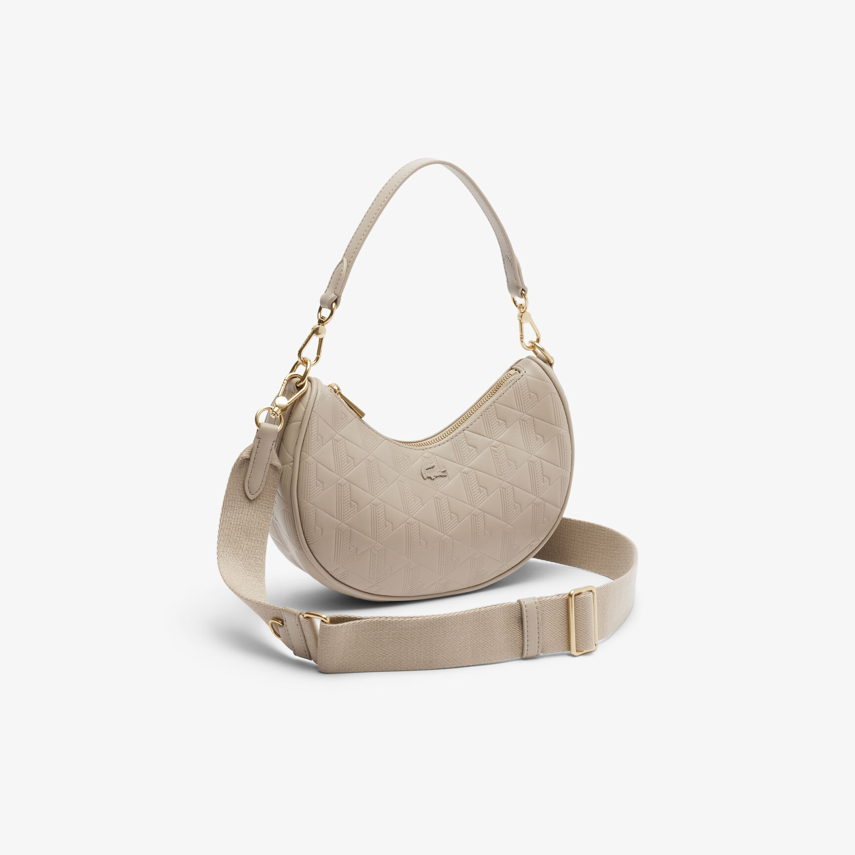 Maheki Embossed Leather Half Moon Purse - NF4710MH-Q47