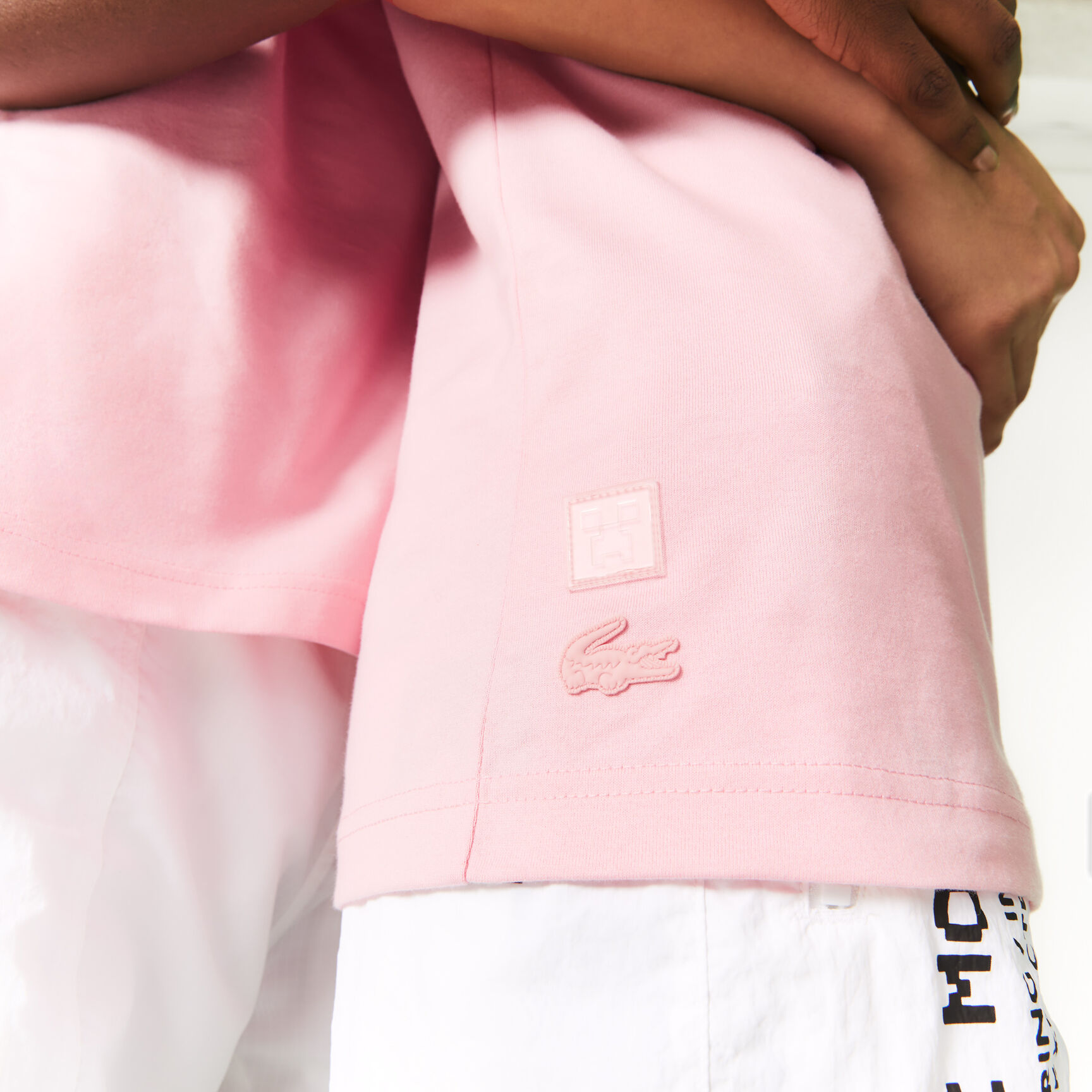 Unisex Lacoste x Minecraft Print Organic Cotton T-Shirt Unisex Lacoste x Minecraft Print Organic Cotton T-Shirt