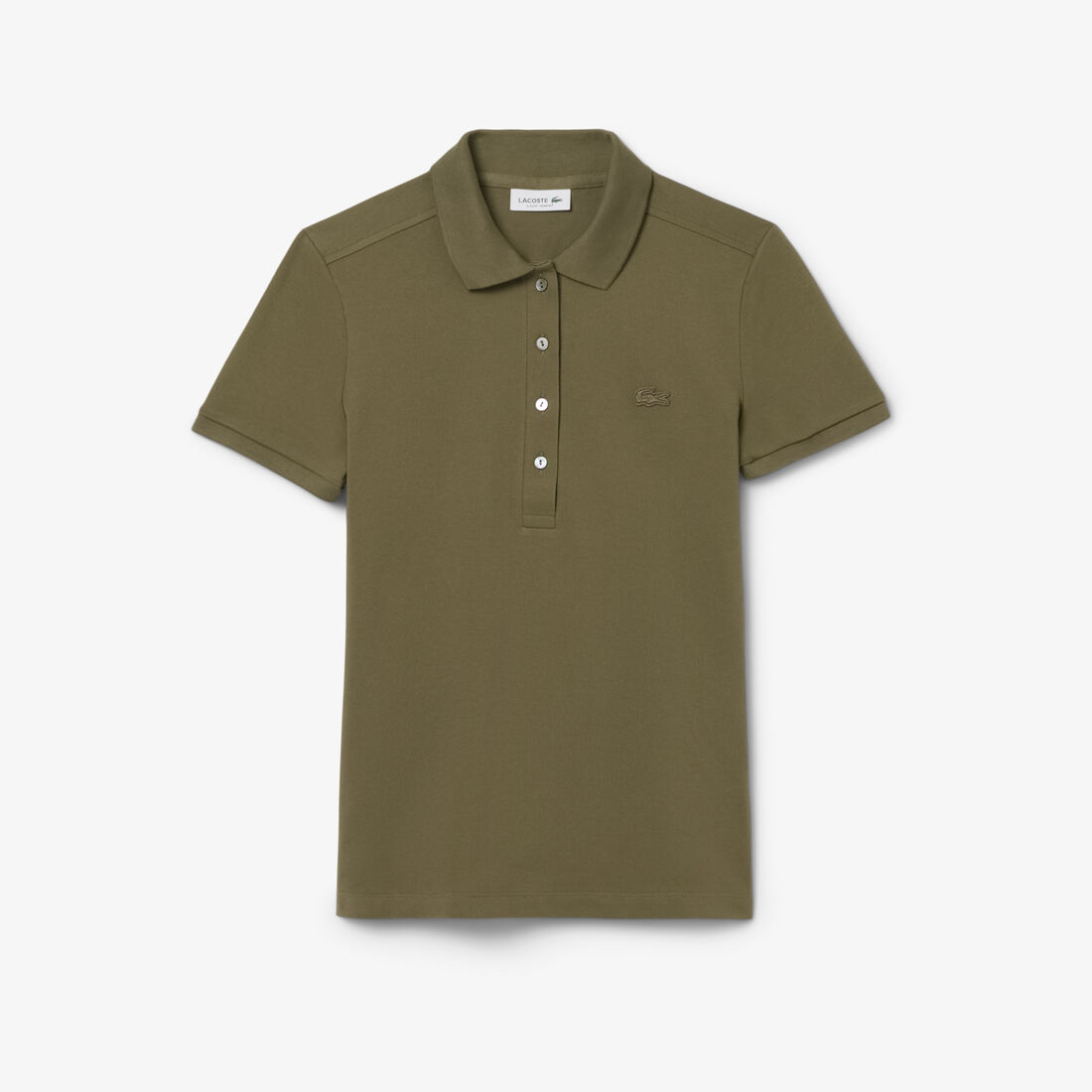 تيشيرت بولو L.12.D بقصة ضيقة من قماش بيتي بيكيه المطاطي L.12.D Slim Fit Stretch Petit Pique Polo Shirt - PF5462-00-E9F