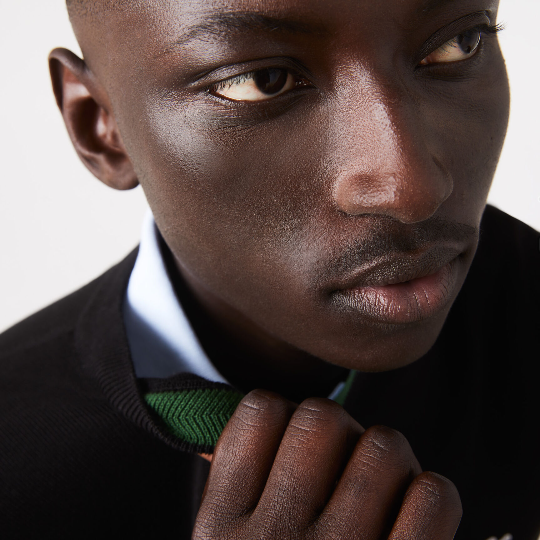 Monochrome Cotton Crew Neck Sweater - AH1985-00-031