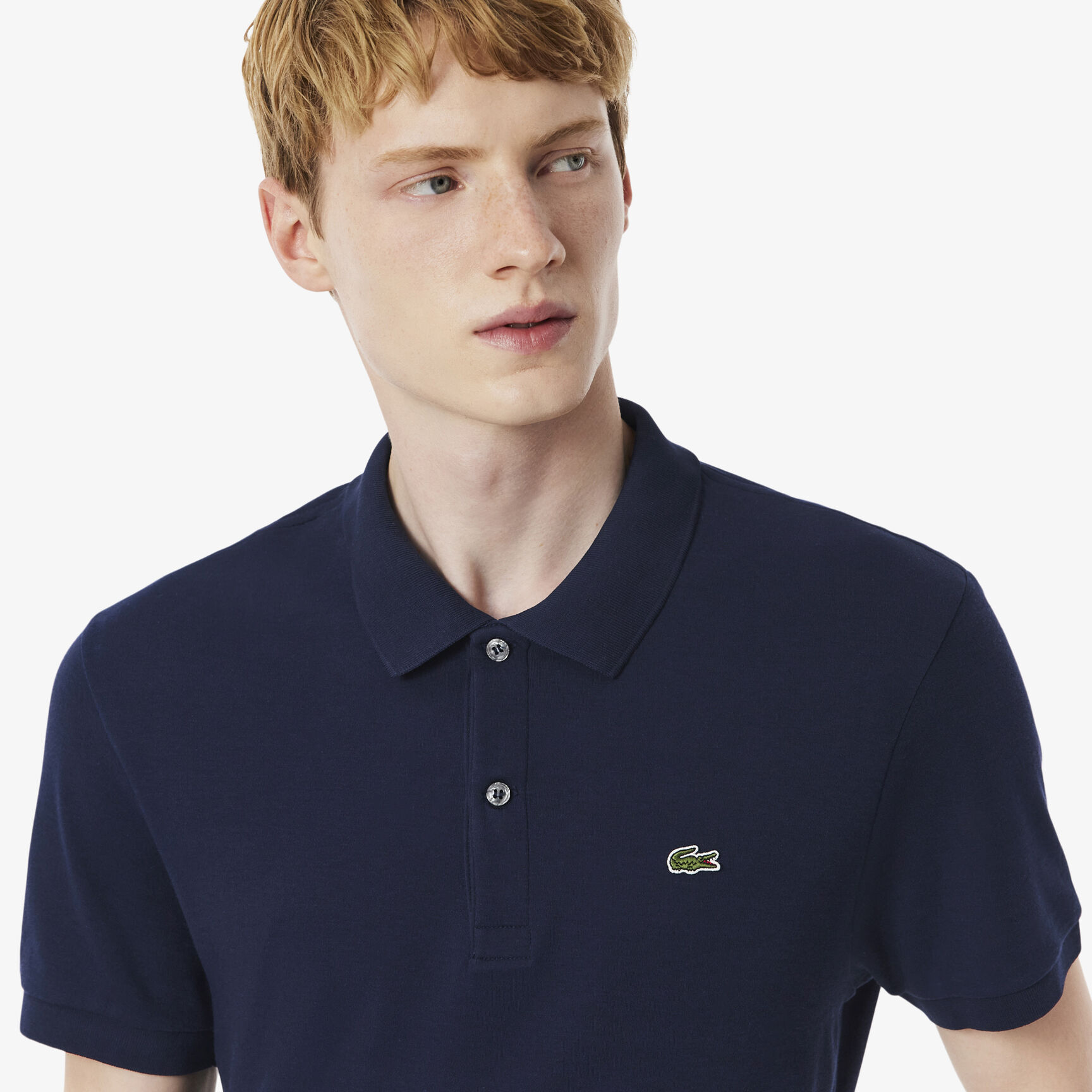 قميص بولو قطني بيما بقصّة عادية Regular Fit Cotton Pima Polo Shirt - DH2050-00-166