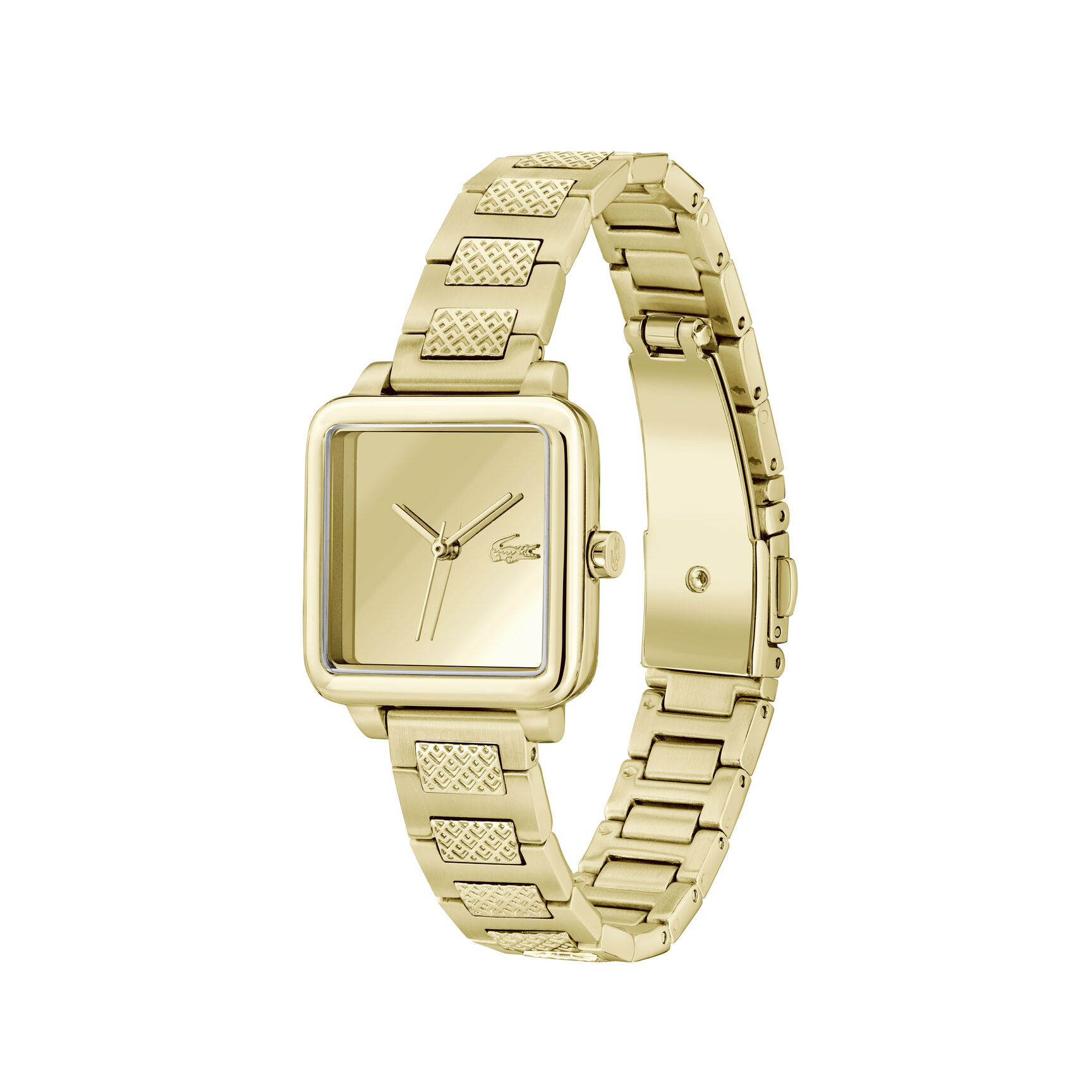 ساعة L.12.12 Leap بسوار معدني L.12.12 Leap Metal Bracelet Watch - 2001464-GLD