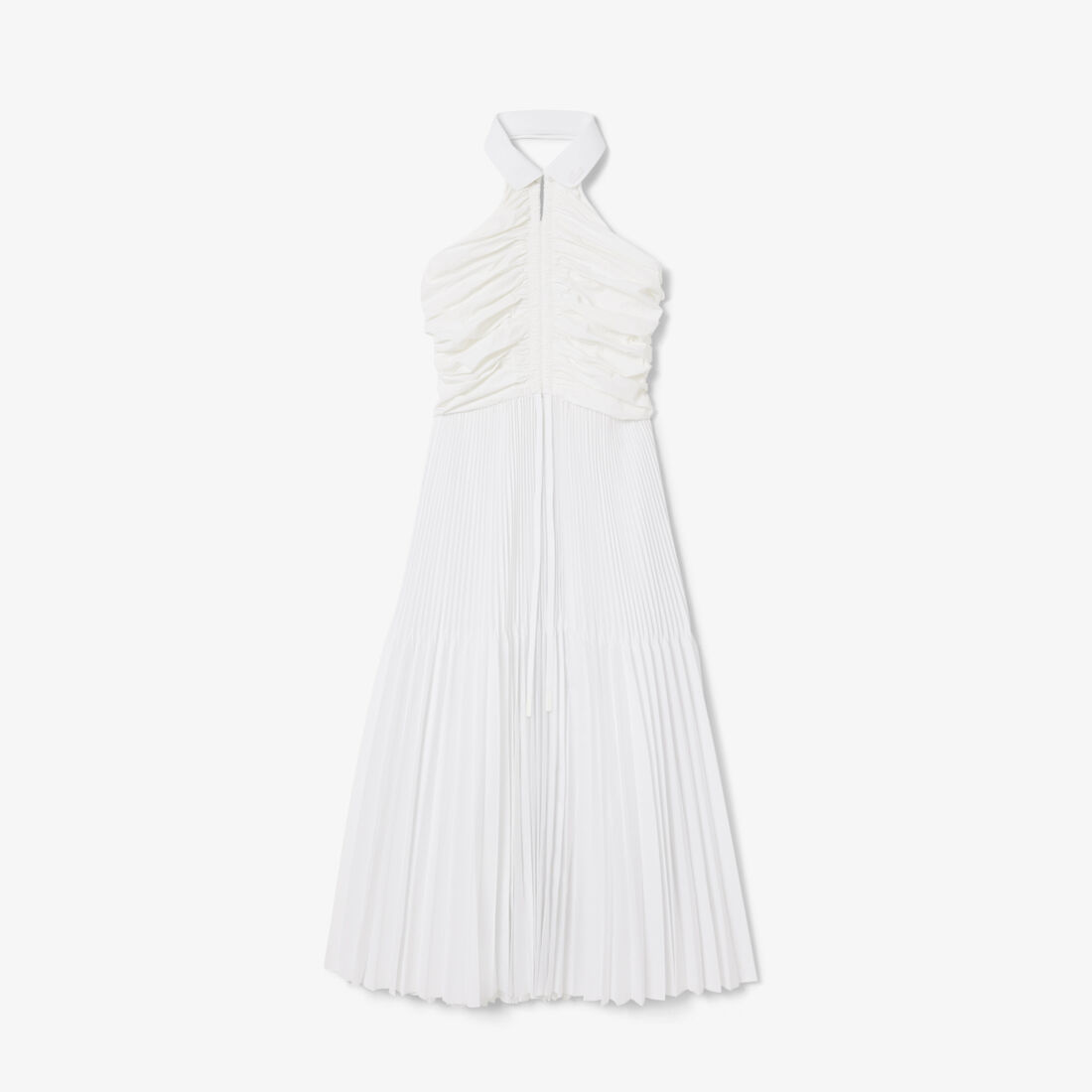 فستان بولو بدون أكمام ومطوي Pleated Sleeveless Polo Dress - EF0108-00-001