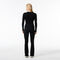 Seamless Ribbed Knit Flared Leggings lacoste seamless ribbed knit flared leggings