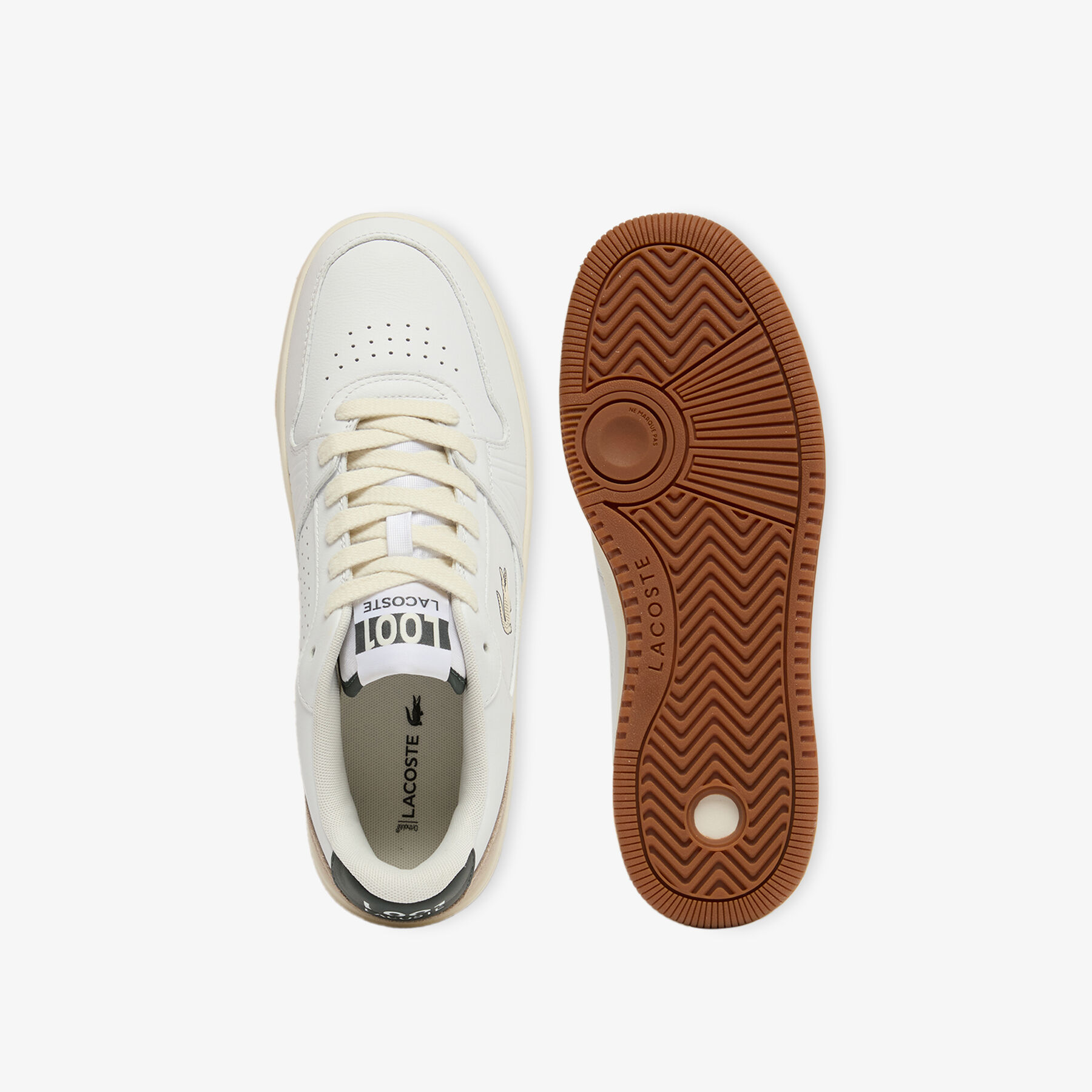 Men's L001 Set Leather Sneakers lacoste men s l001 set leather sneakers