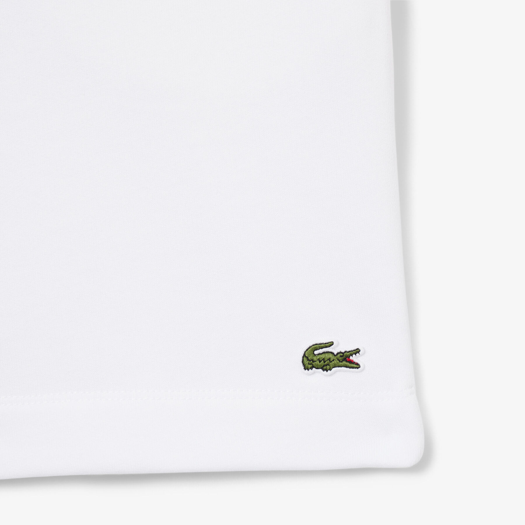 lacoste regular fit fleece shorts