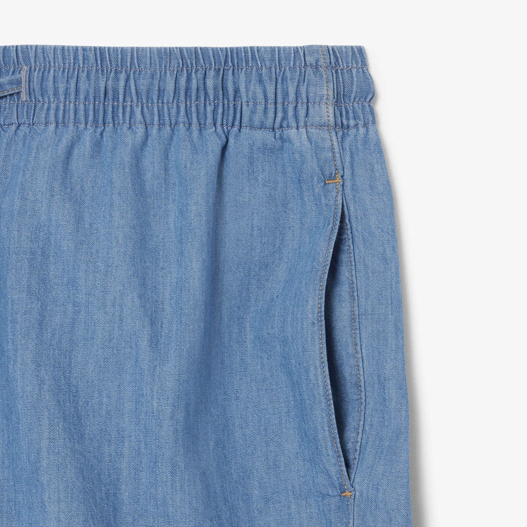 Relaxed Fit Denim Shorts lacoste relaxed fit denim shorts