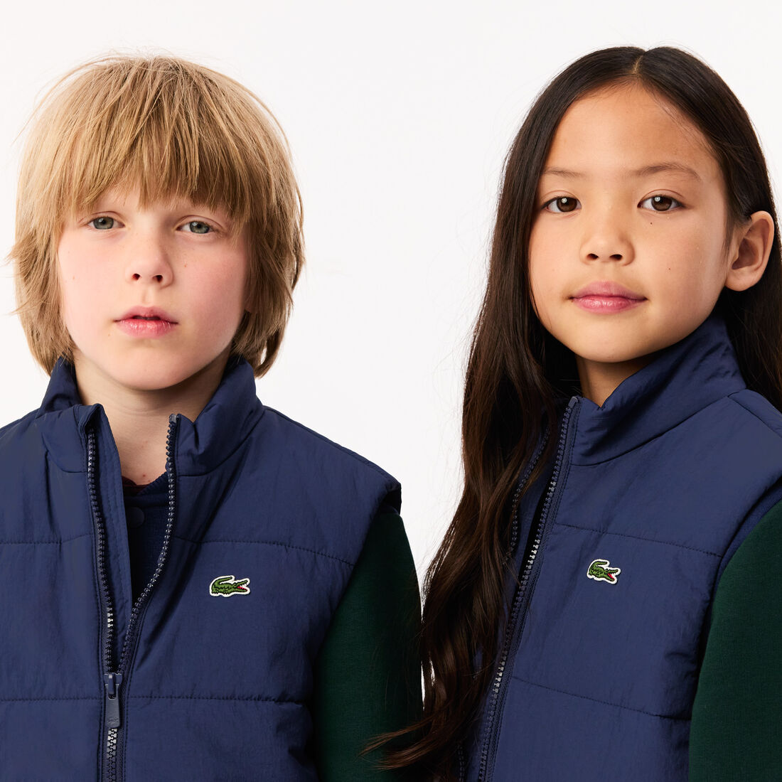 جاكيت فيست لاكوست تفتا للأطفال Kids' Lacoste Taffeta Vest Jacket - BJ3521-00-166