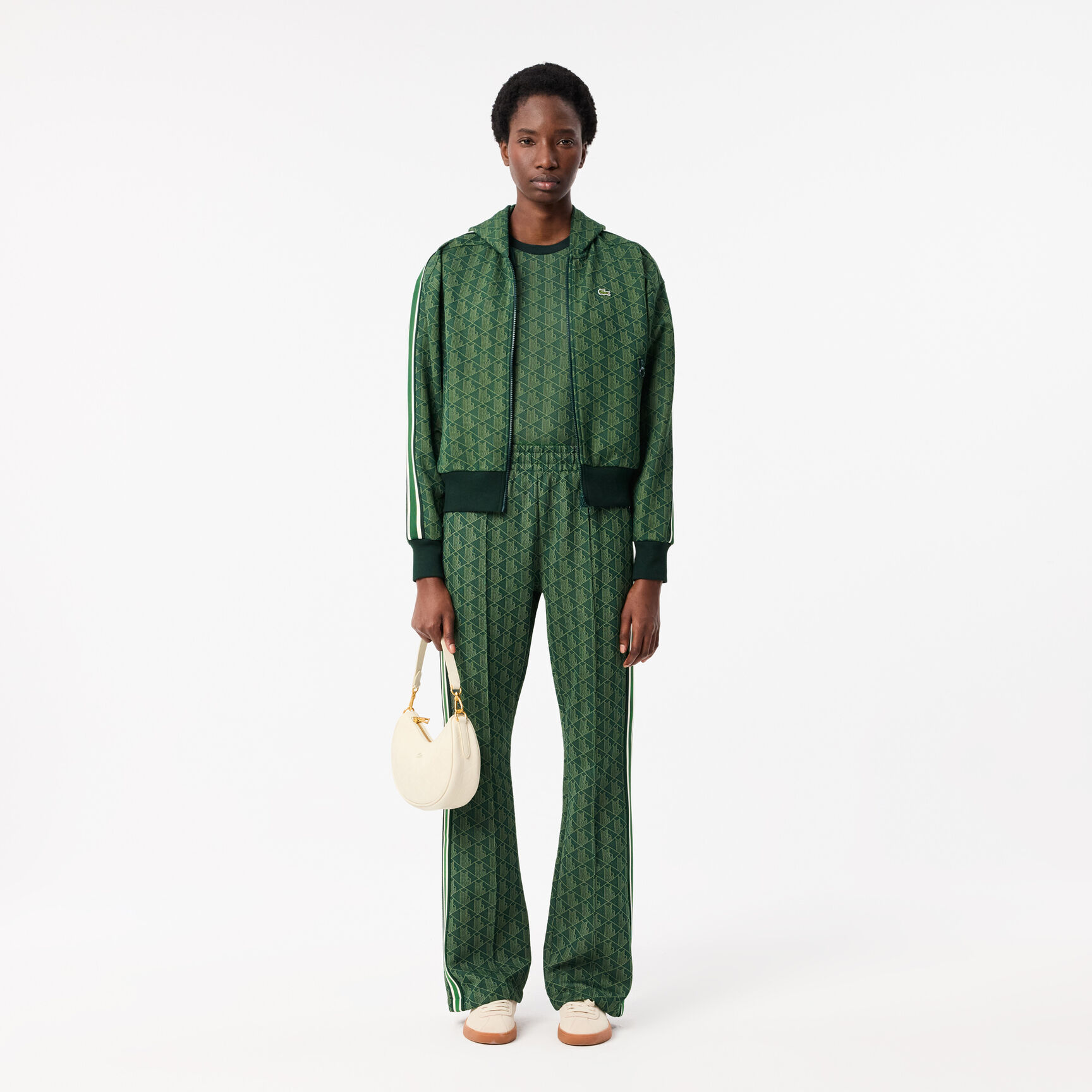 Slim Fit Monogram Jacquard T-shirt Slim Fit Monogram Jacquard T-shirt - TF3244-00-ICL