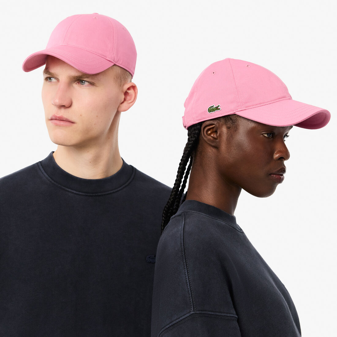 قبعة قطنية مائلة Unisex Lacoste Organic Cotton Twill Cap - RK0440-00-2R3