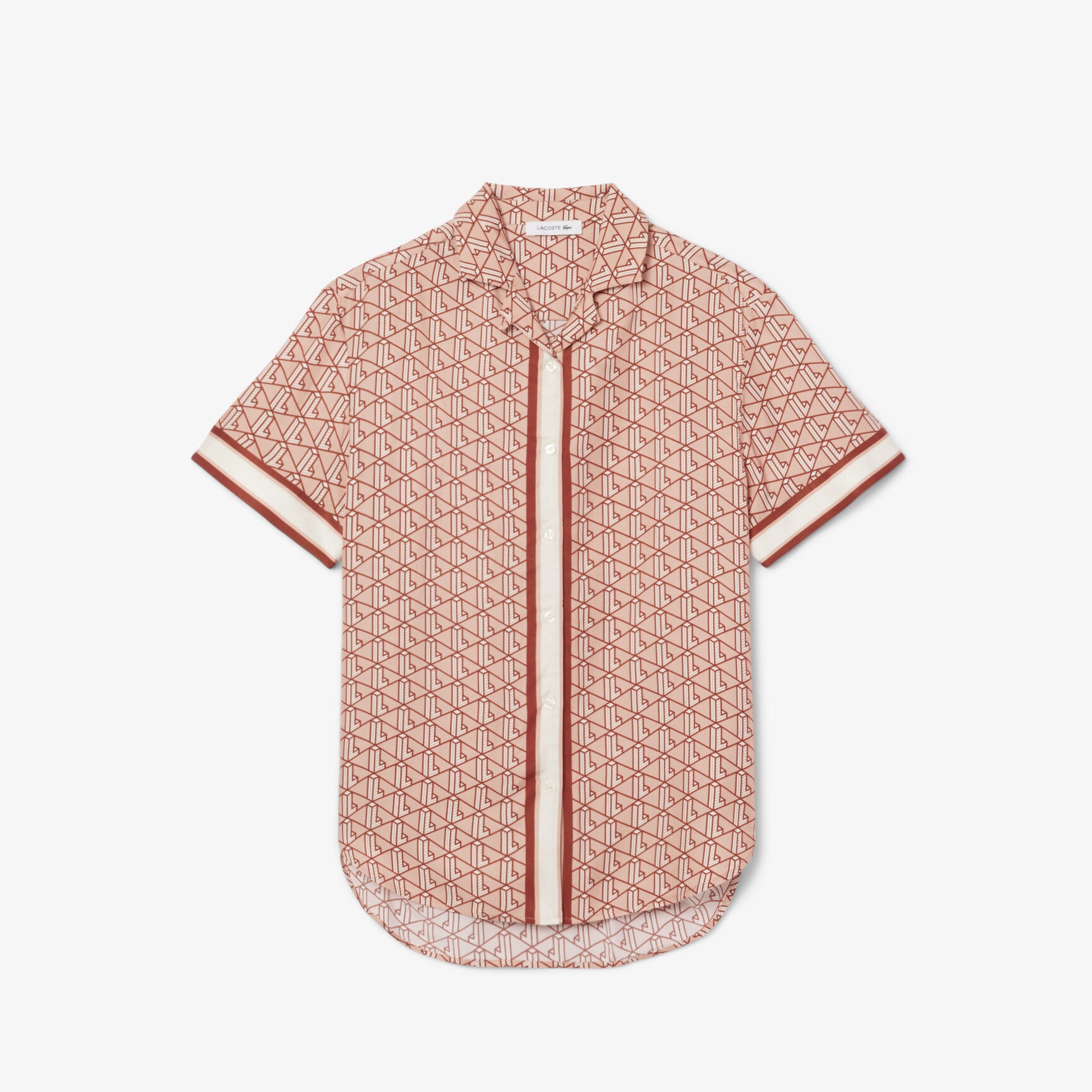 Oversized Monogram Print Shirt Oversized Monogram Print Shirt - CF0495-00-GIJ