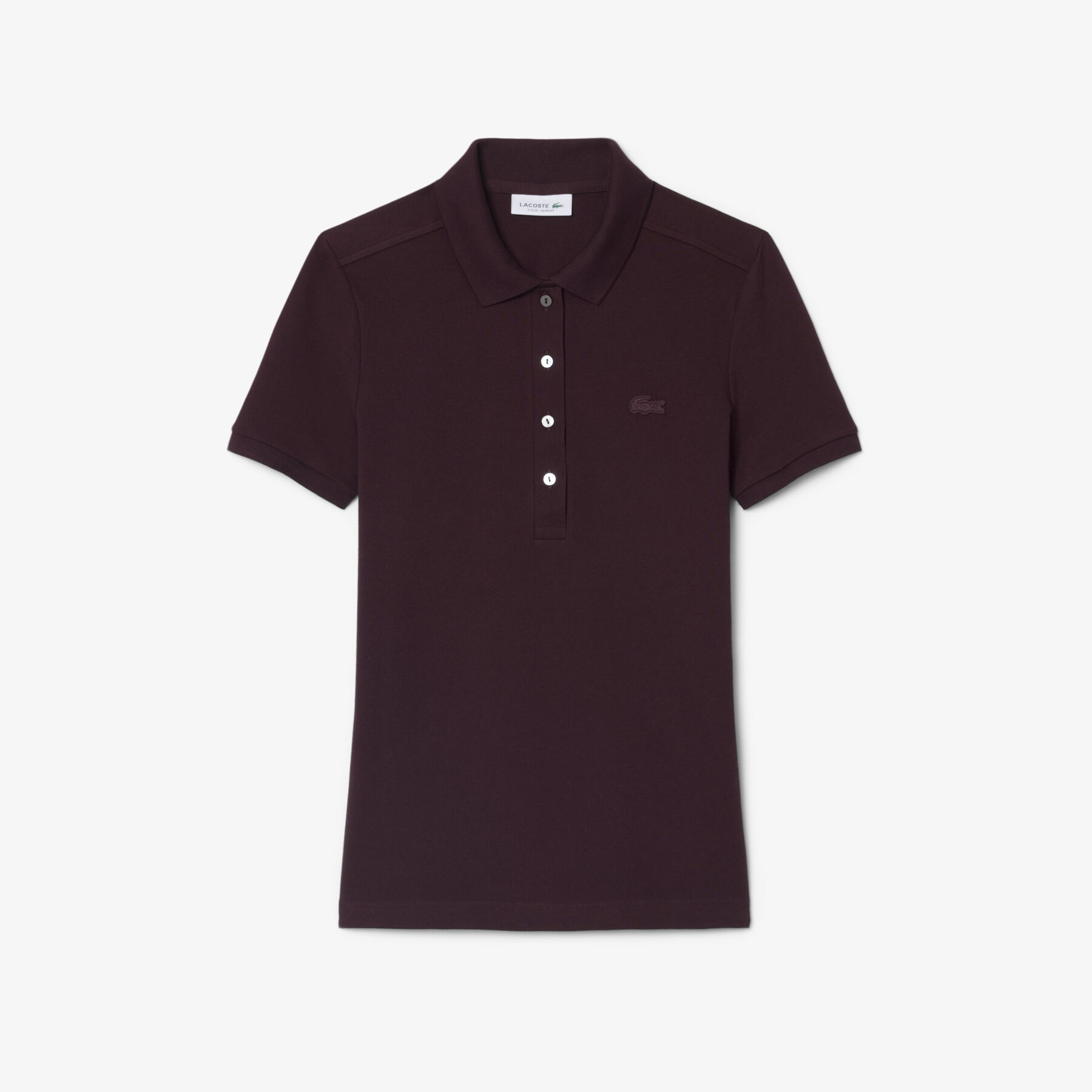 lacoste l 12 d slim fit stretch petit pique polo shirt