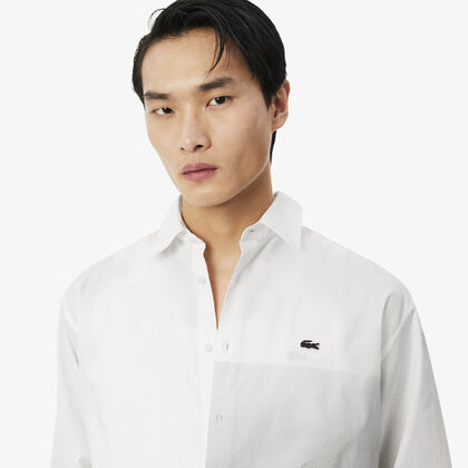 Relaxed Fit Printed Cotton Twill Shirt