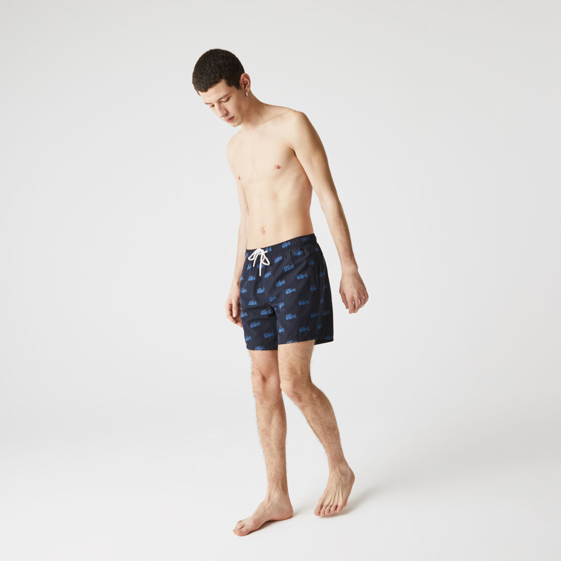 Men’s Embroidered Crocodile Design Swimming Trunks Men’s Embroidered Crocodile Design Swimming Trunks