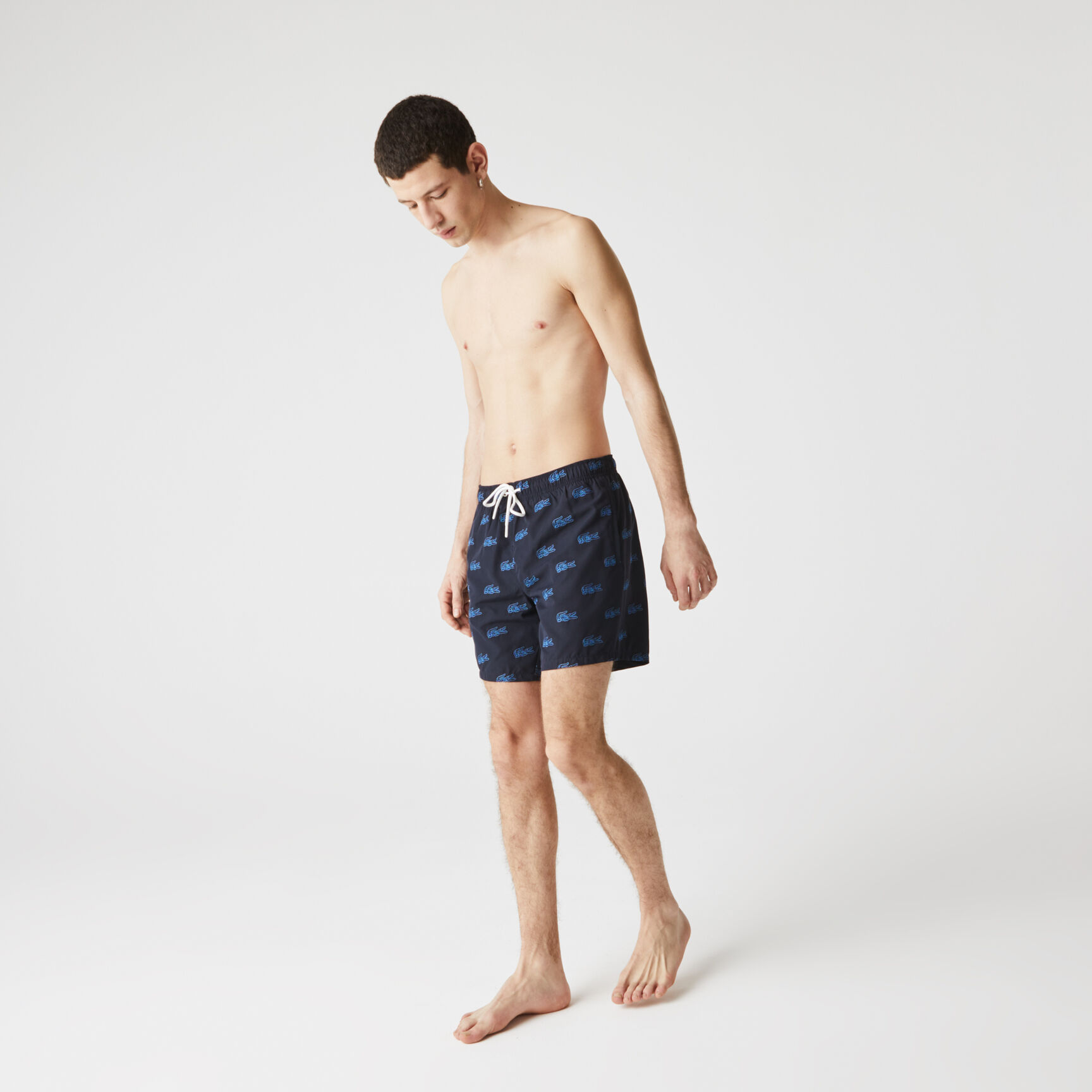 Men’s Embroidered Crocodile Design Swimming Trunks Men’s Embroidered Crocodile Design Swimming Trunks