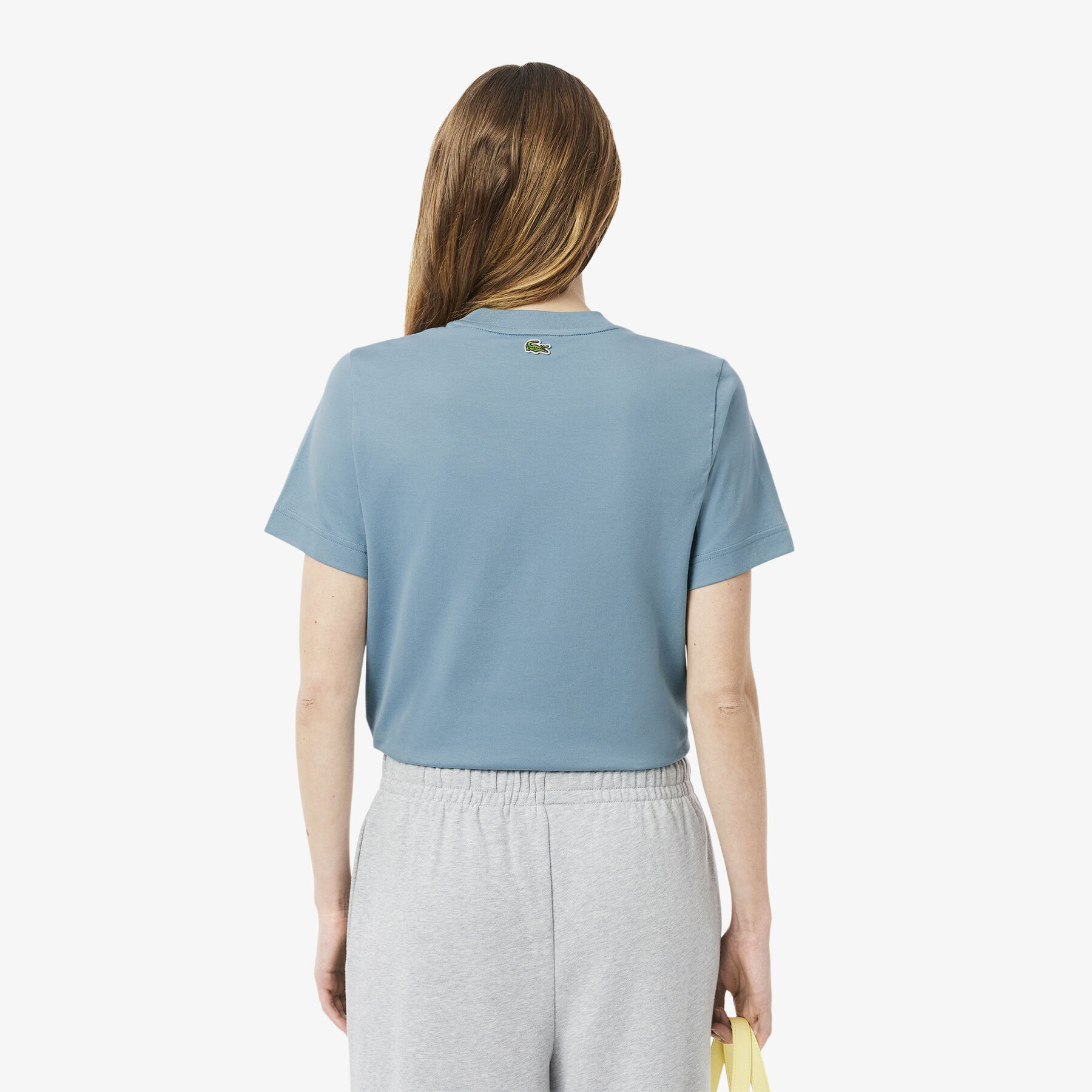 Print Cotton T-shirt lacoste print cotton t shirt