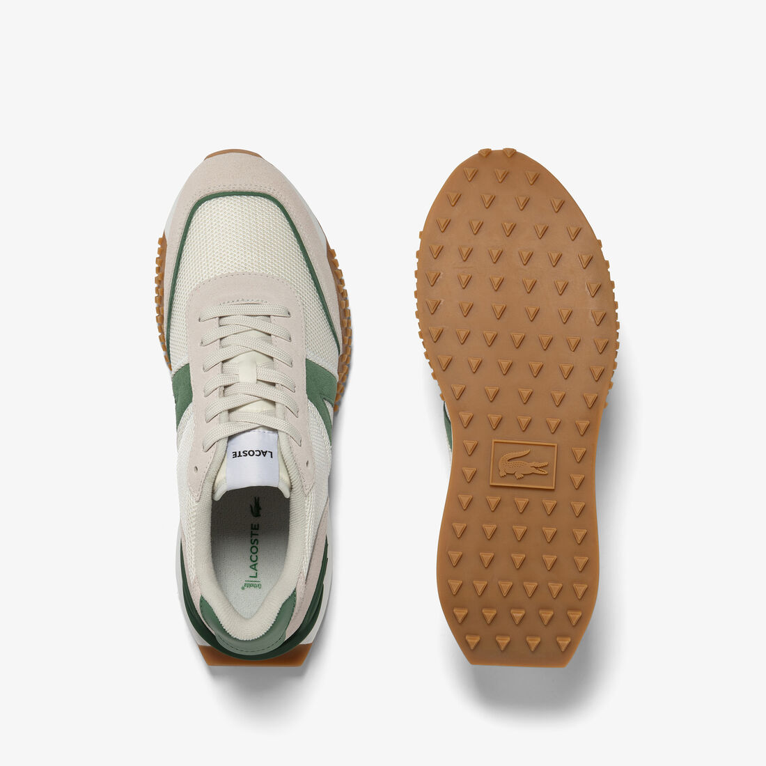 سنيكرز لاكوست ال-سبين ديلوكس جلد للرجال Men's Lacoste L-Spin Deluxe Leather Trainers - 45SMA0123-082