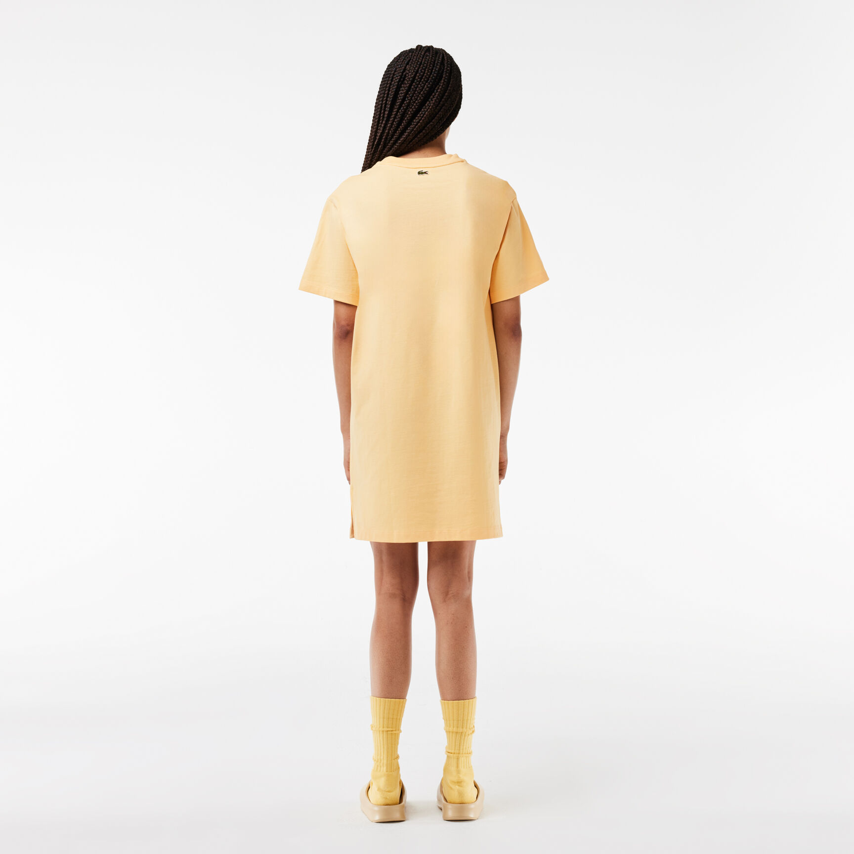 فستان جيرسيه بأكمام قصيرة وكبير الحجم Oversized Short Sleeved Jersey Dress - EF7287-00-IT7