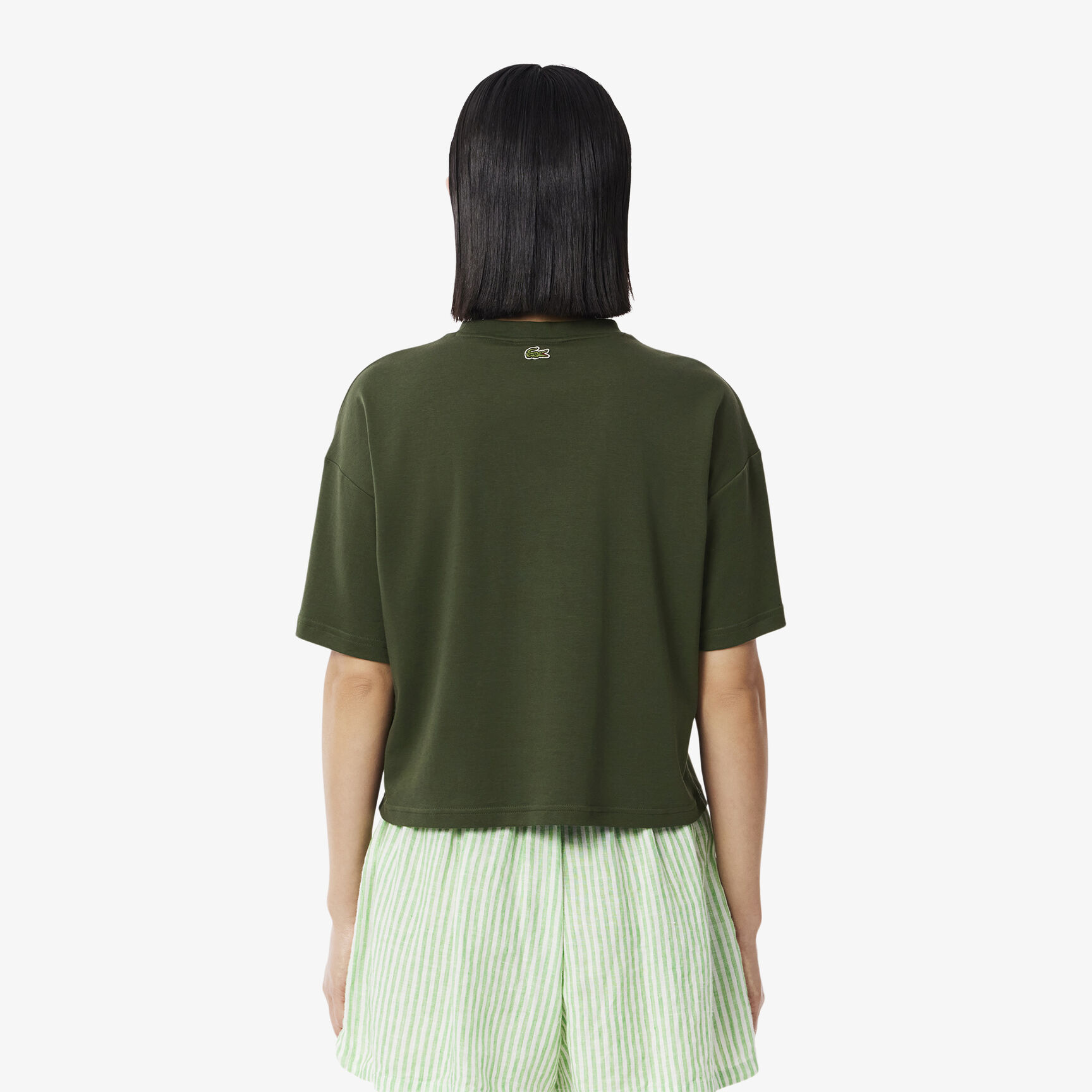 Lacoste Paris Badge Accent Jersey T-shirt Lacoste Paris Badge Accent Jersey T-shirt - TF9926-00-HCF