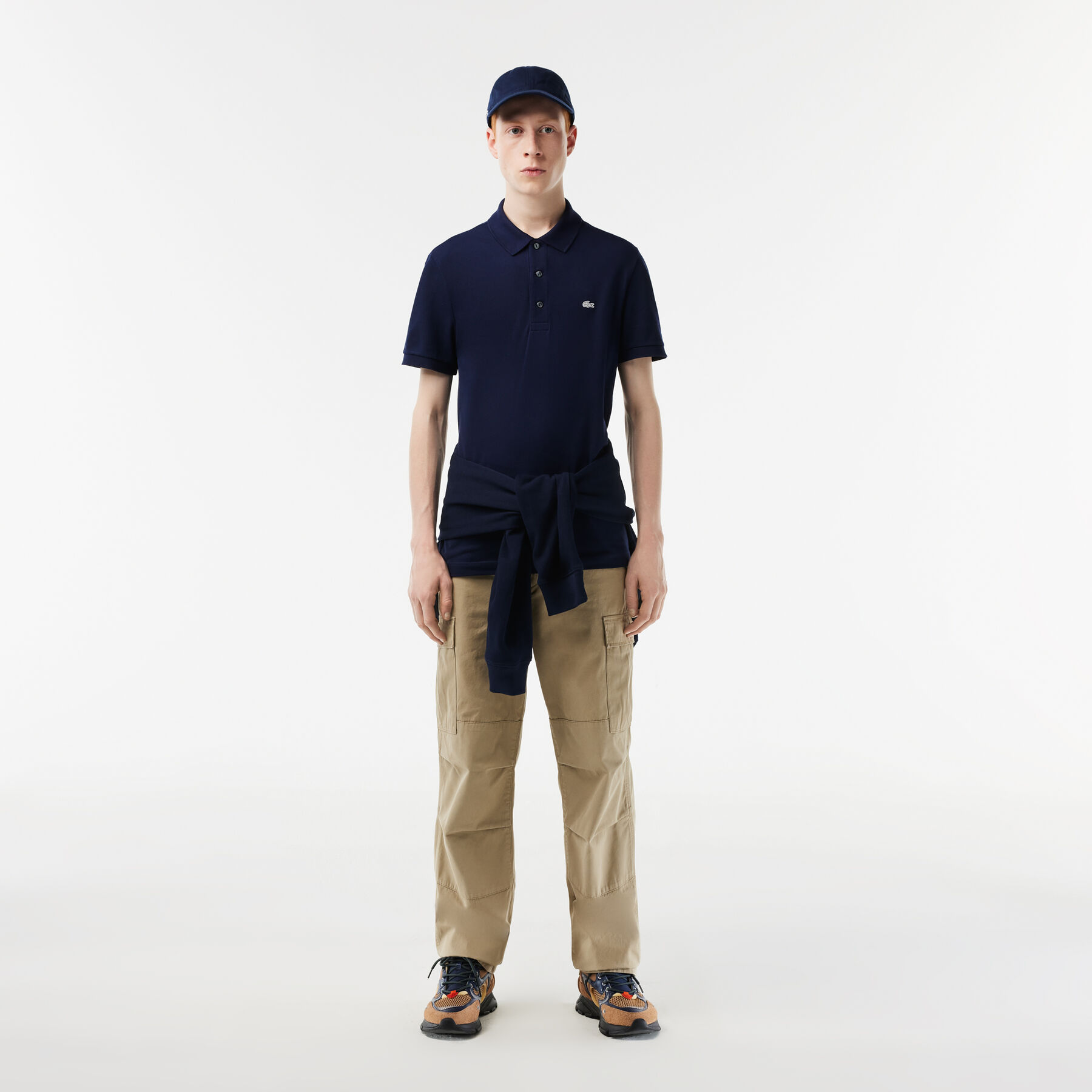 Slim Fit Stretch Petit Pique Polo Shirt - PH4014-00-166