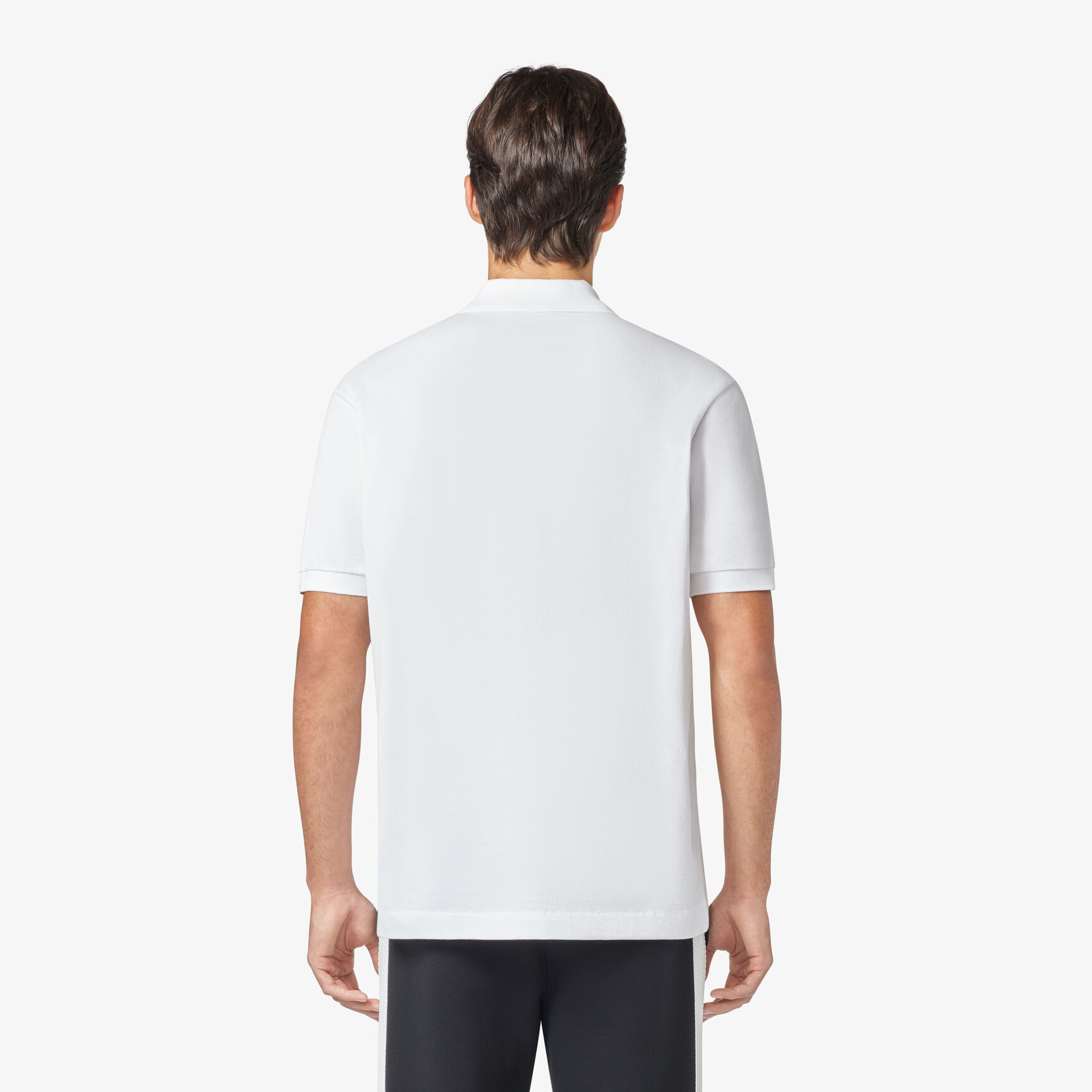 قميص بولو L.12.12 أصلي مطرز بشعار الماركة Original L.12.12 Embroidered Slogan Polo Shirt - PH8017-00-001