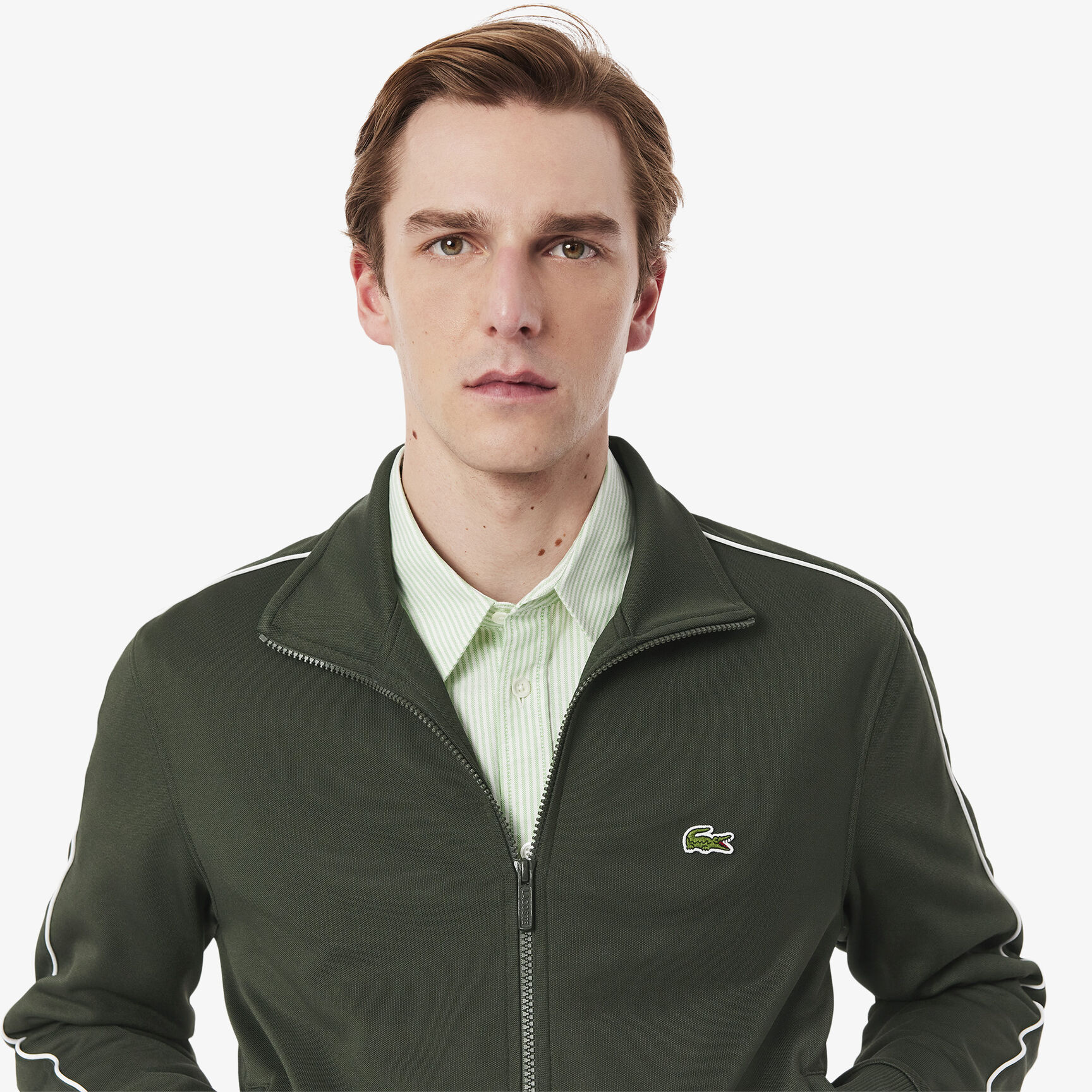 Paris Pique Zip Front Track Jacket Paris Pique Zip Front Track Jacket - SH1457-00-HCF