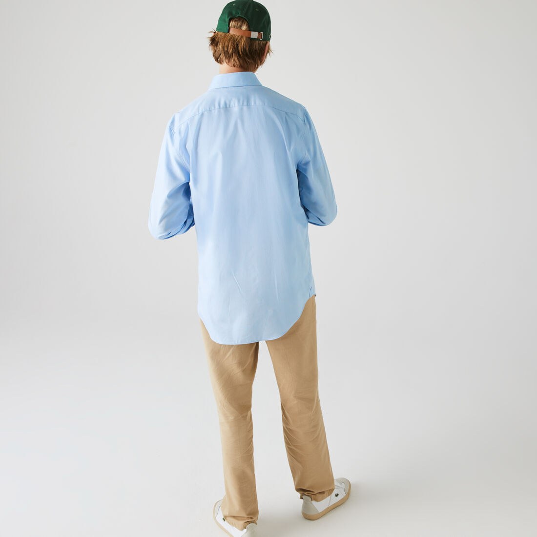 Men's Regular Fit Cotton Mini Pique Shirt Men's Regular Fit Cotton Mini Pique Shirt