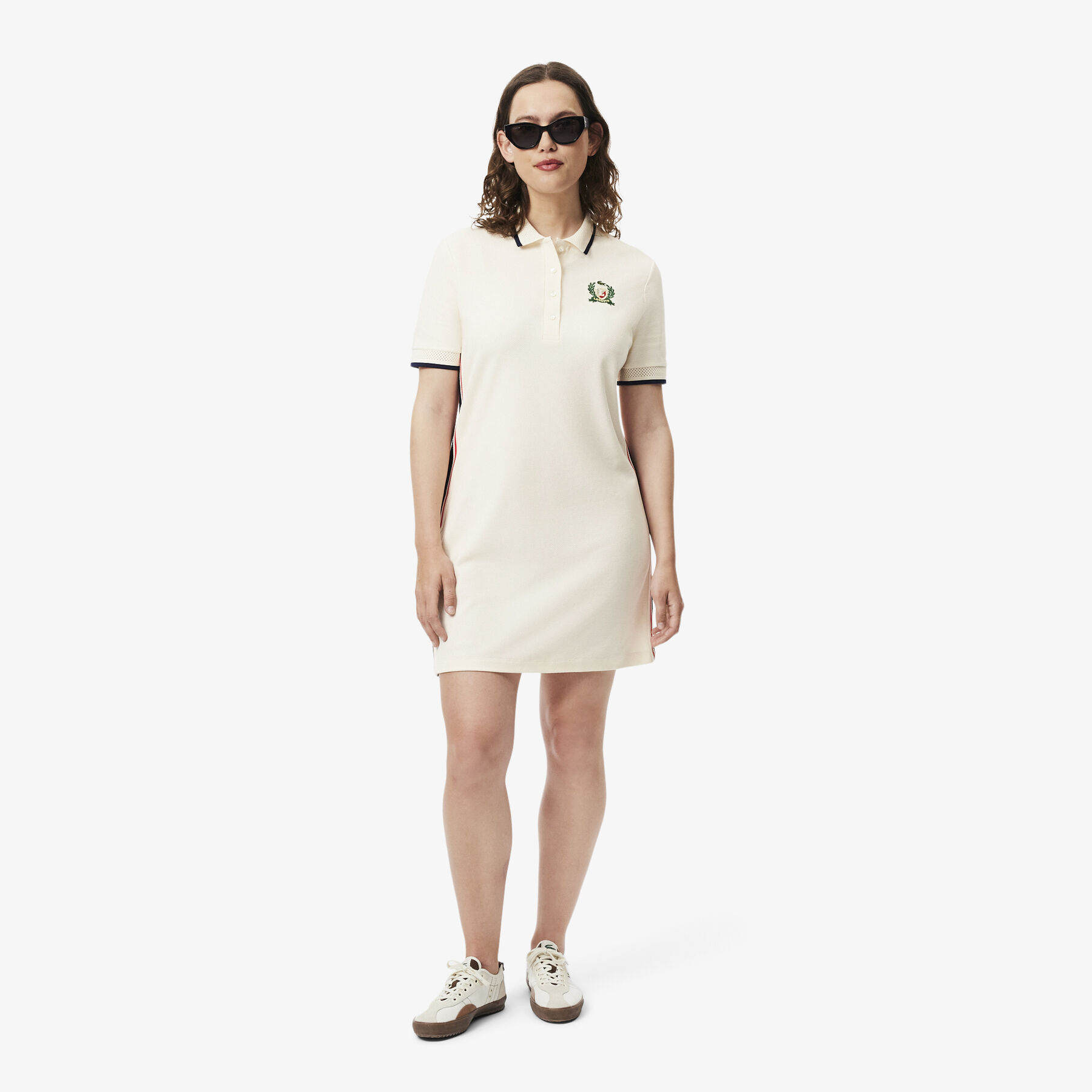 lacoste french made slim fit polo dress