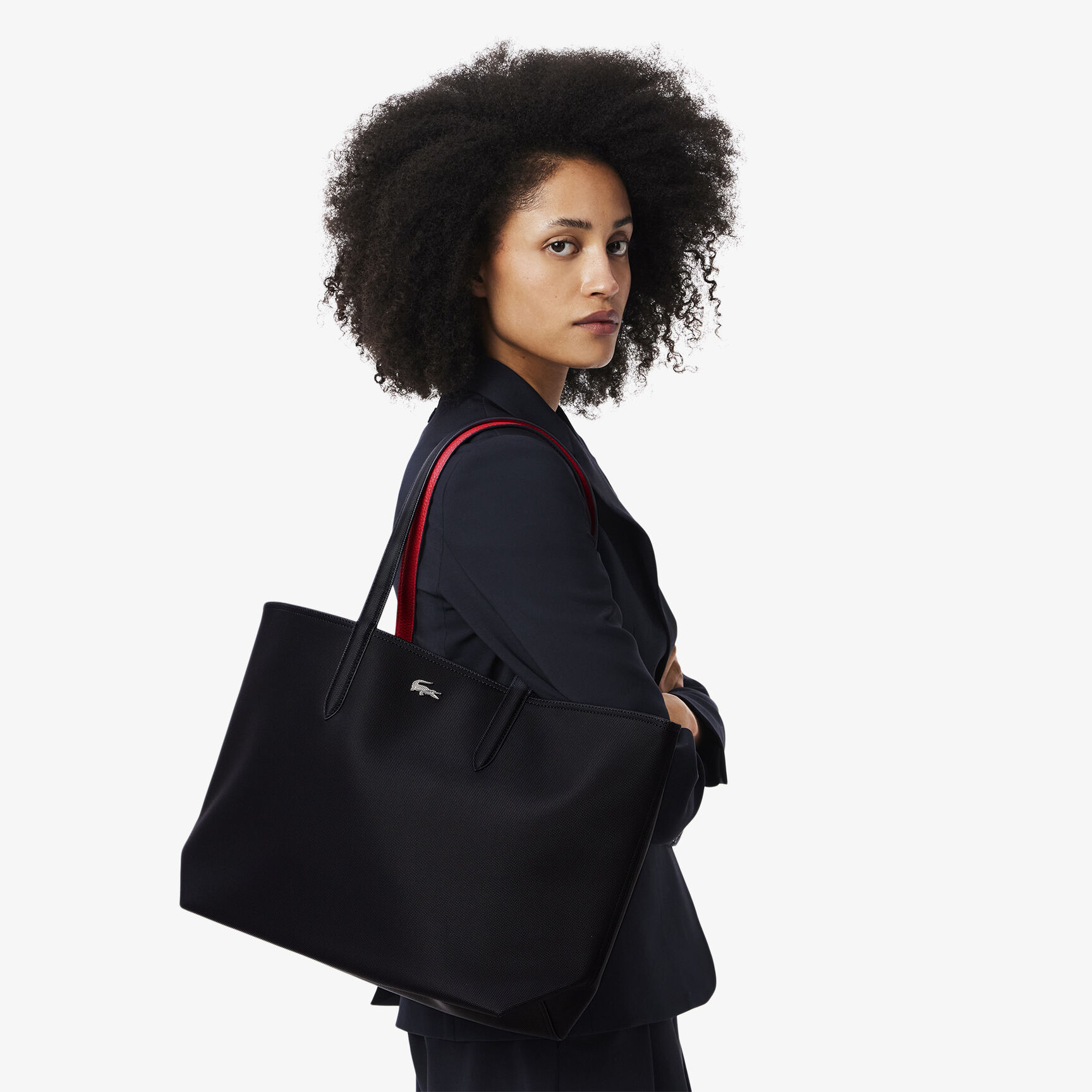 حقيبة آنا القابلة للعكس مع حقيبة صغيرة قابلة للفصل Anna Reversible Tote with Pouch - NF2142AA-Q19