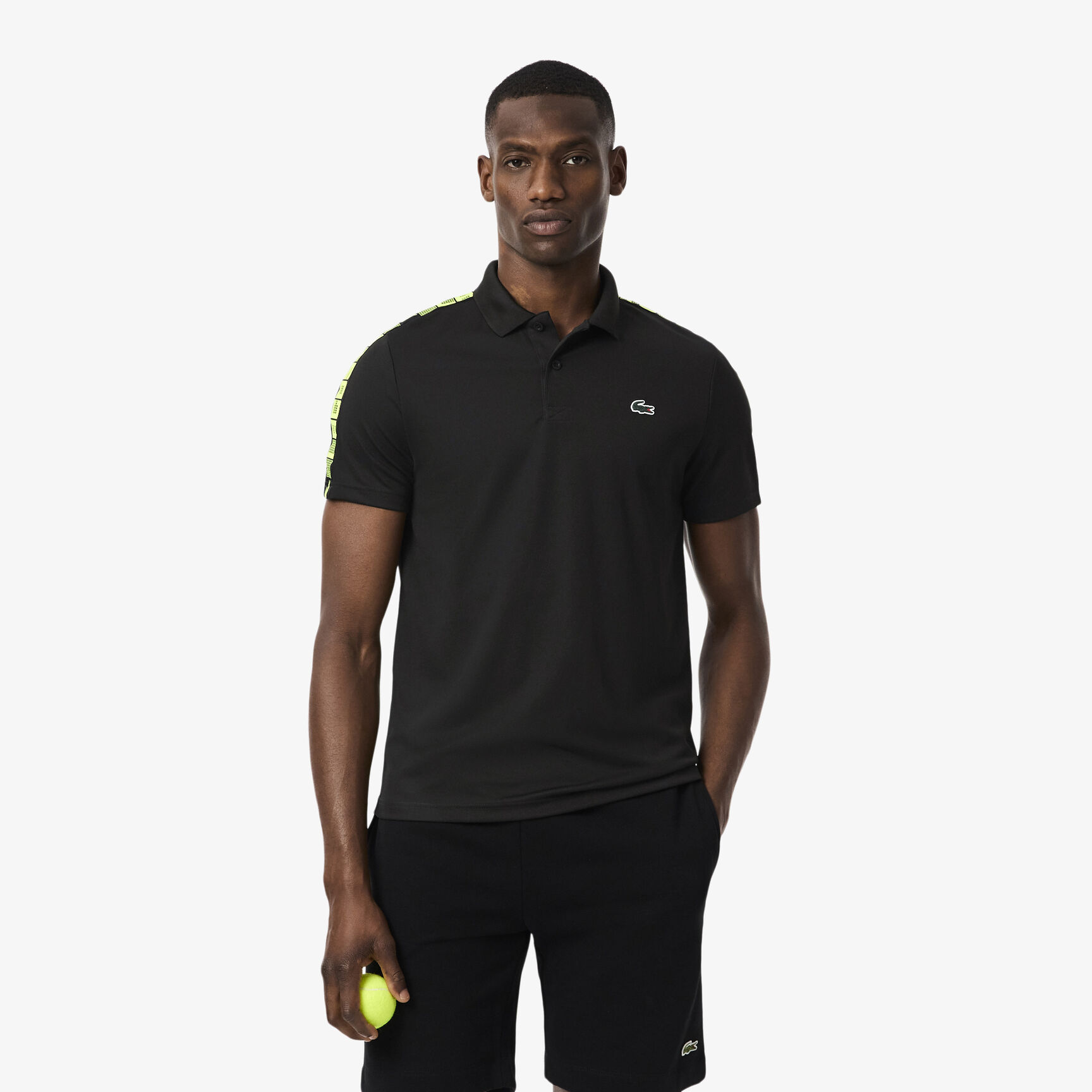 Ultra Dry Branded Stripe Tennis Polo Shirt - DH4759-00-031