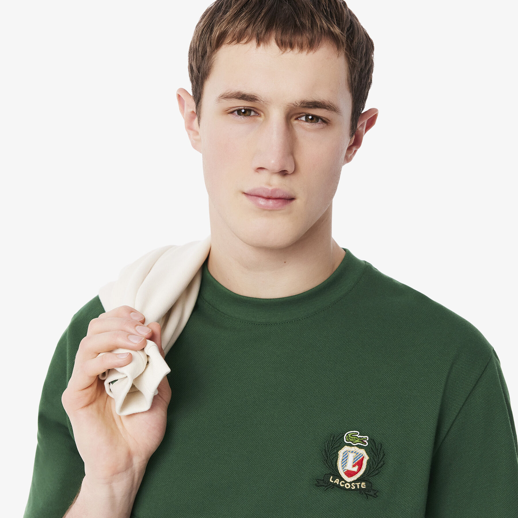 Embroidered Badge Pique T-shirt lacoste embroidered badge pique t shirt